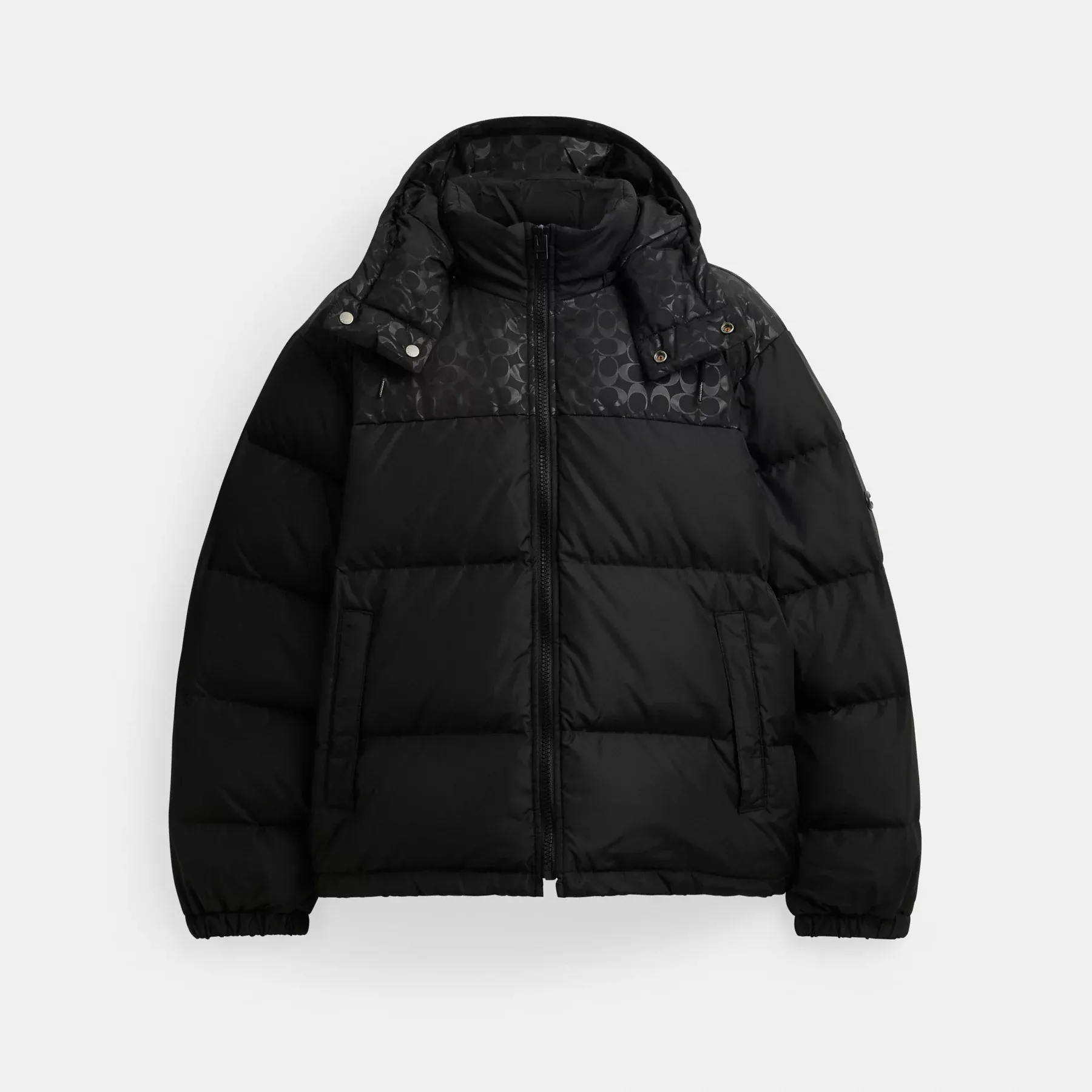 COACH Dunjacka i återvunnen polyester Svart