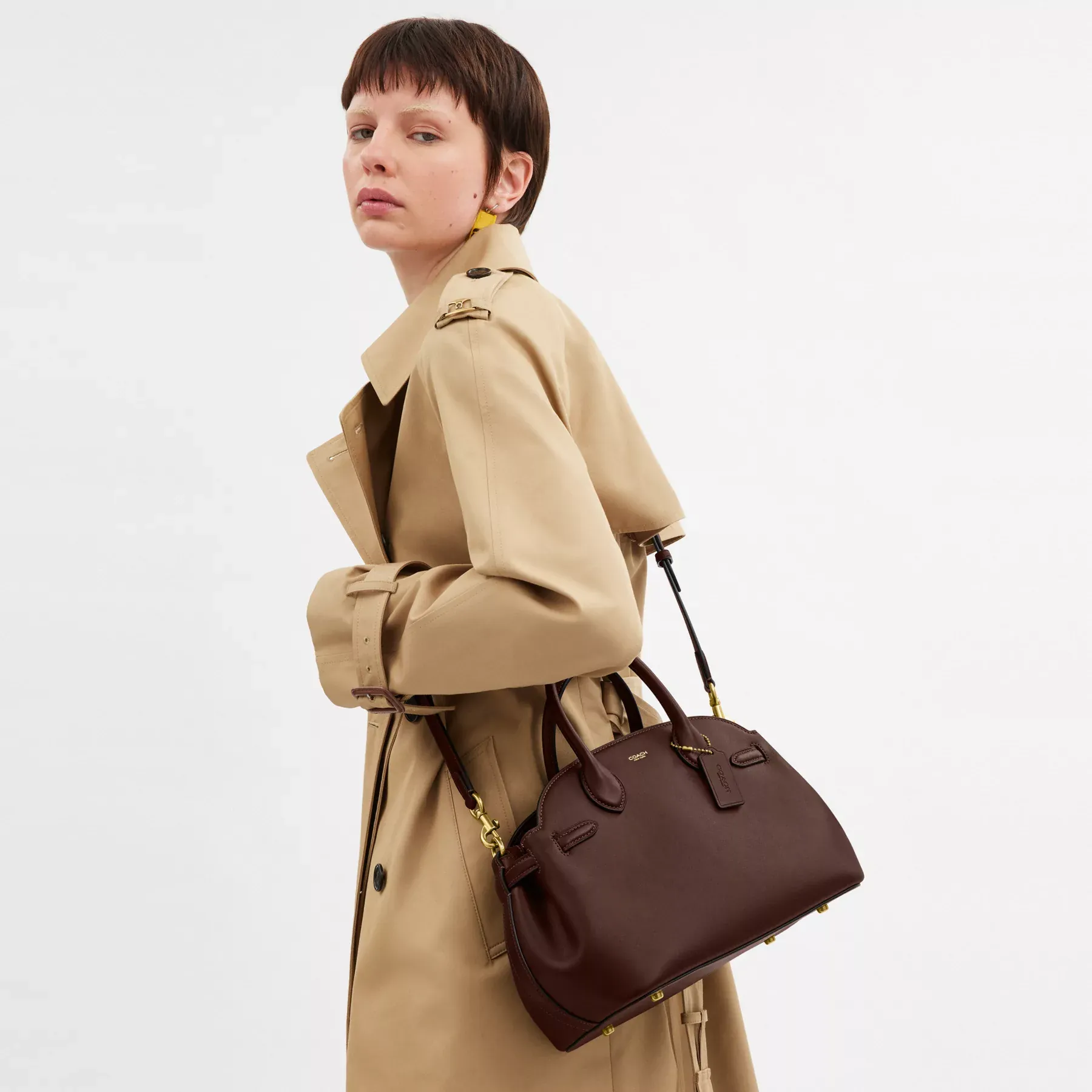 COACH Empire Carryall Bag 28 Lönn COACH Empire Carryall Bag 28 Lönn