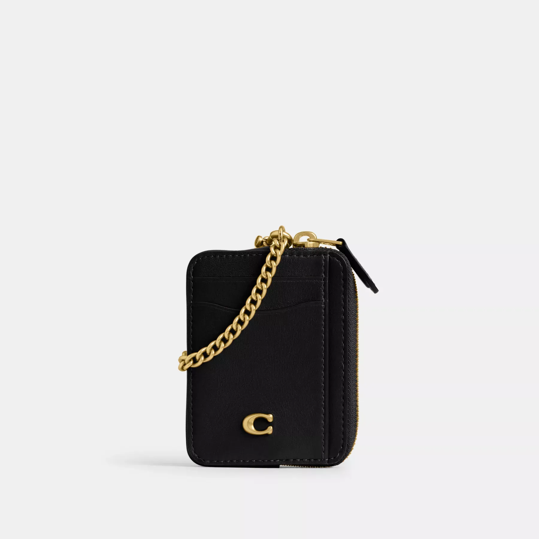 COACH Essential Chain Card-fodral Svart
