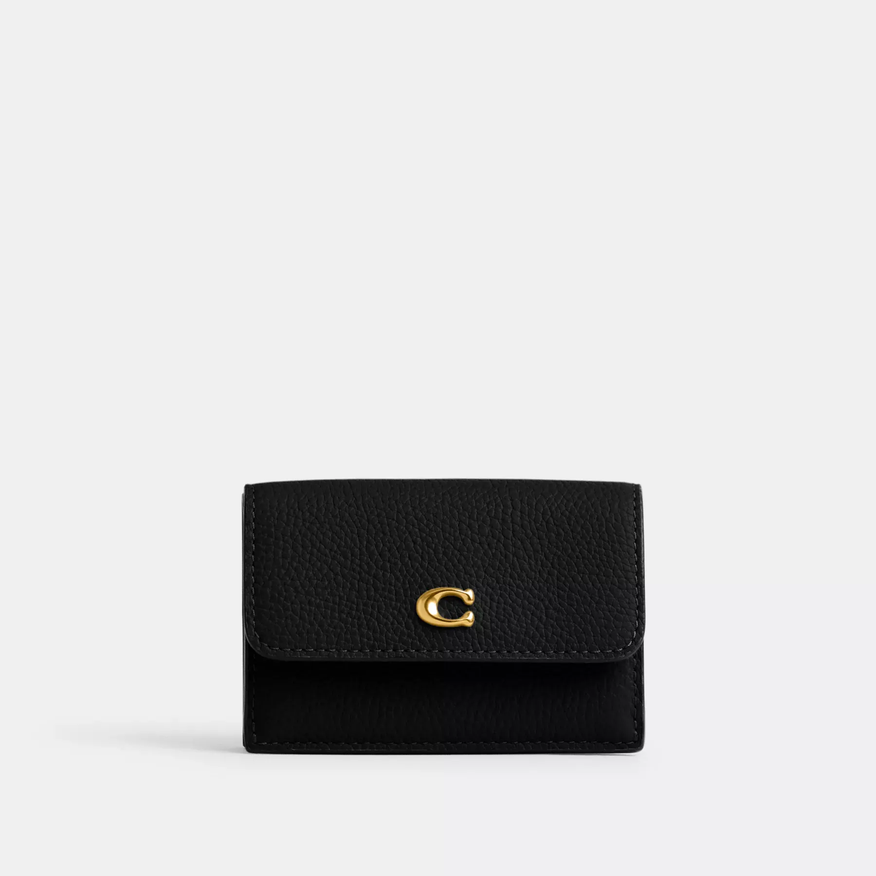 COACH Essential Mini Trifold-plånbok Svart