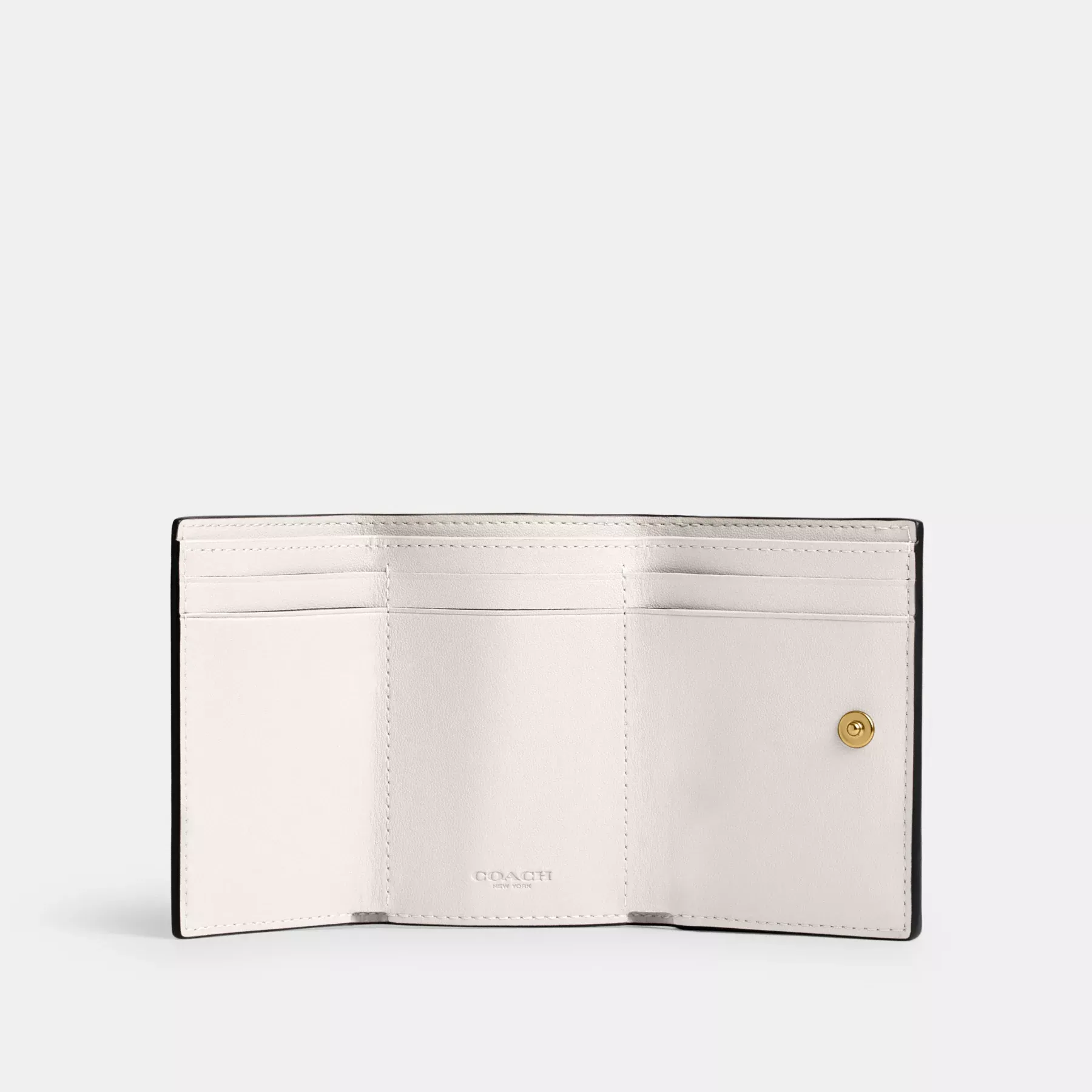 COACH Essential Mini Trifold-plånbok Krita