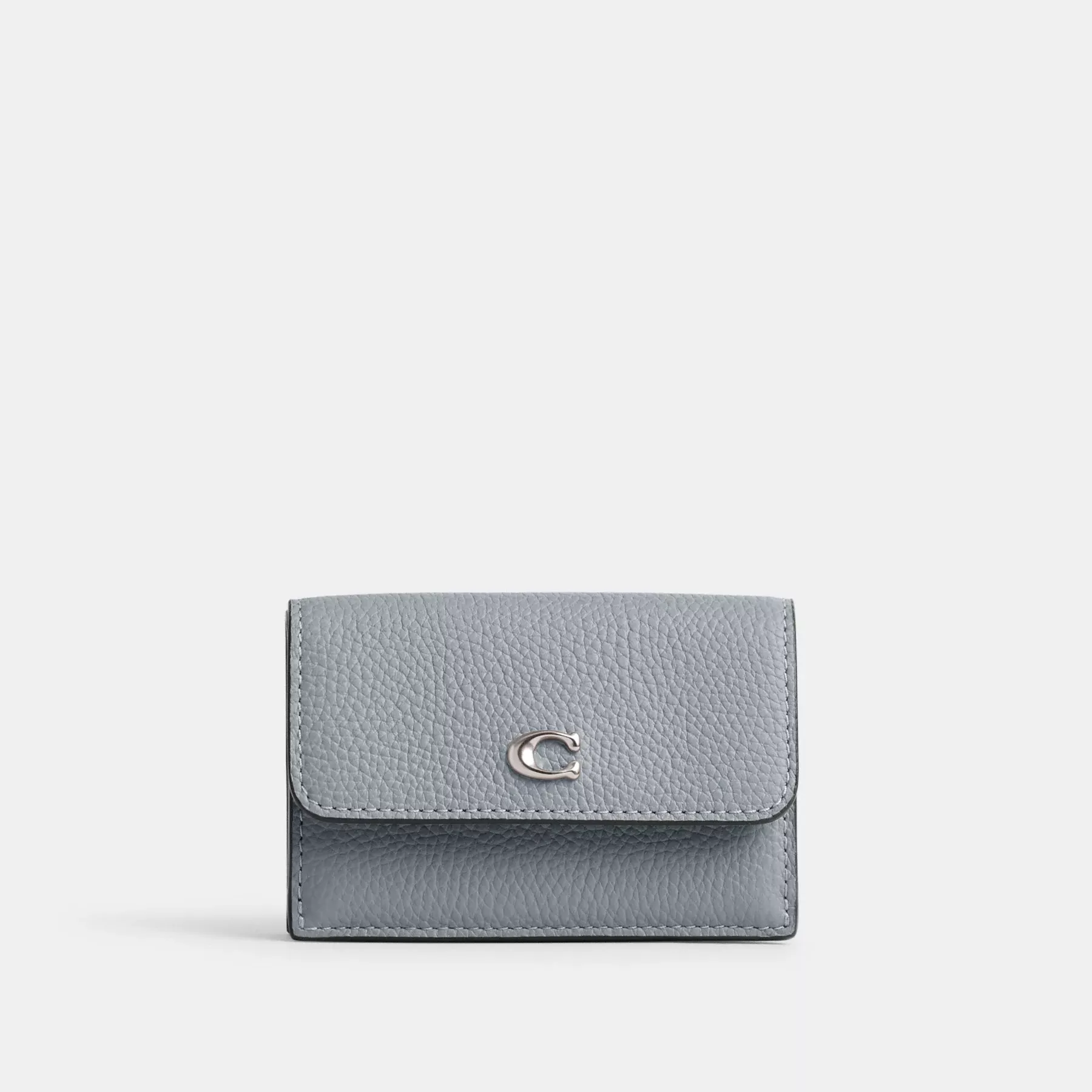 COACH Essential Mini Trifold-plånbok Grå Blå