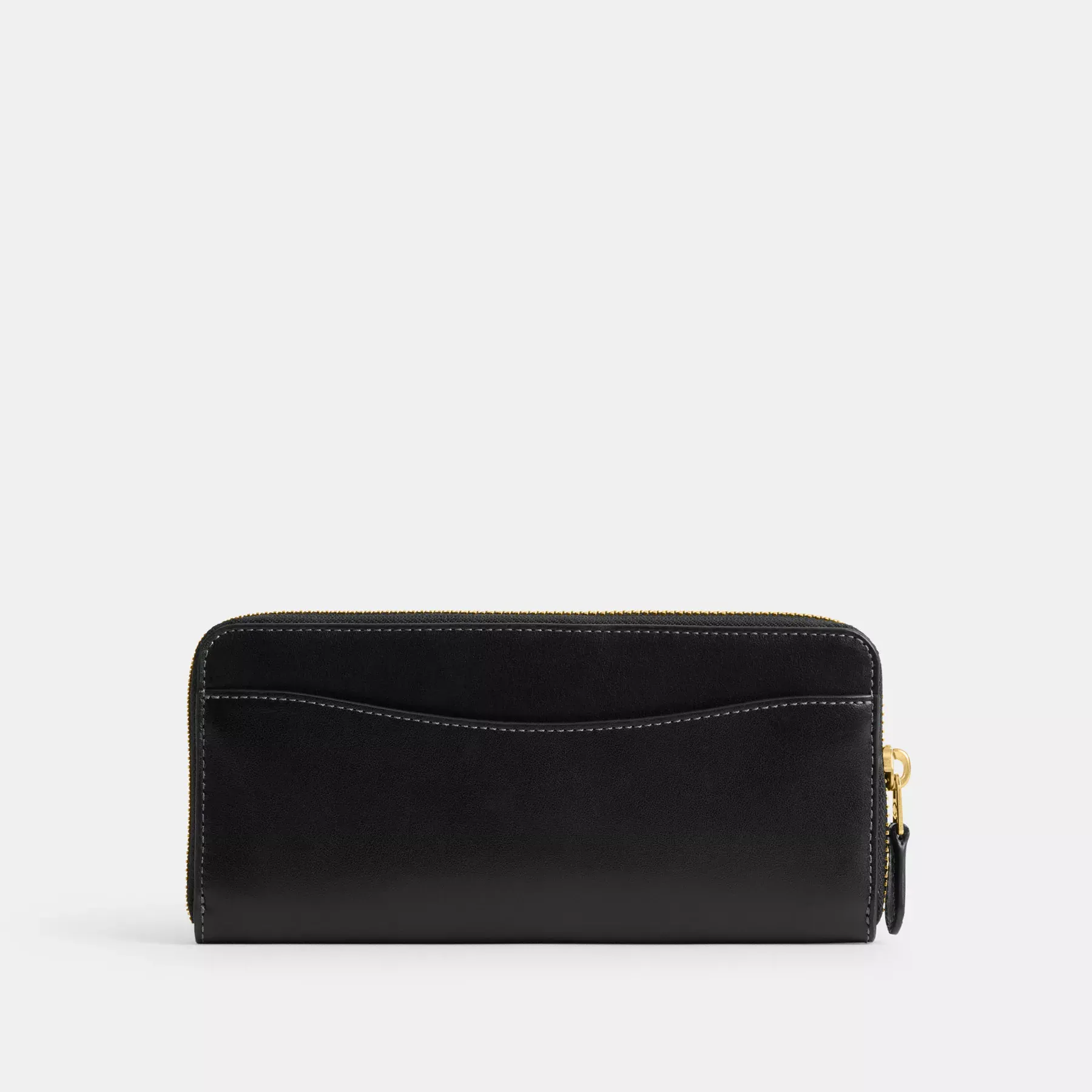 COACH Essential Slim Dragspel Zip Plånbok Svart