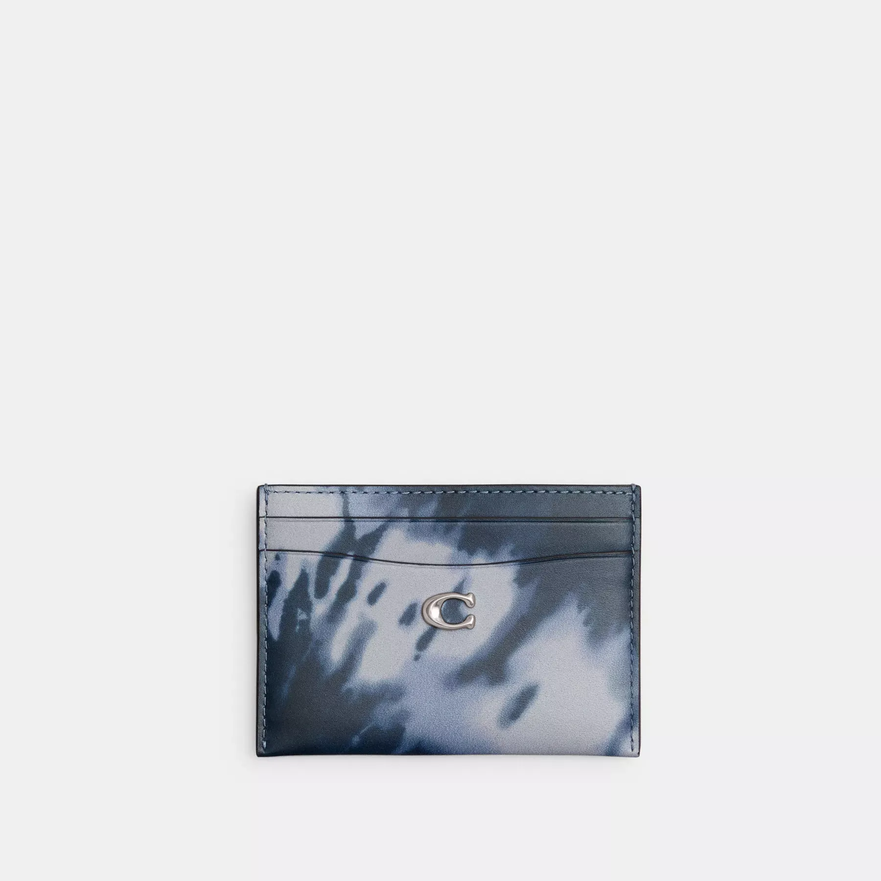 COACH Essential kortfodral med Tie-Dye-tryck Midnight Navy