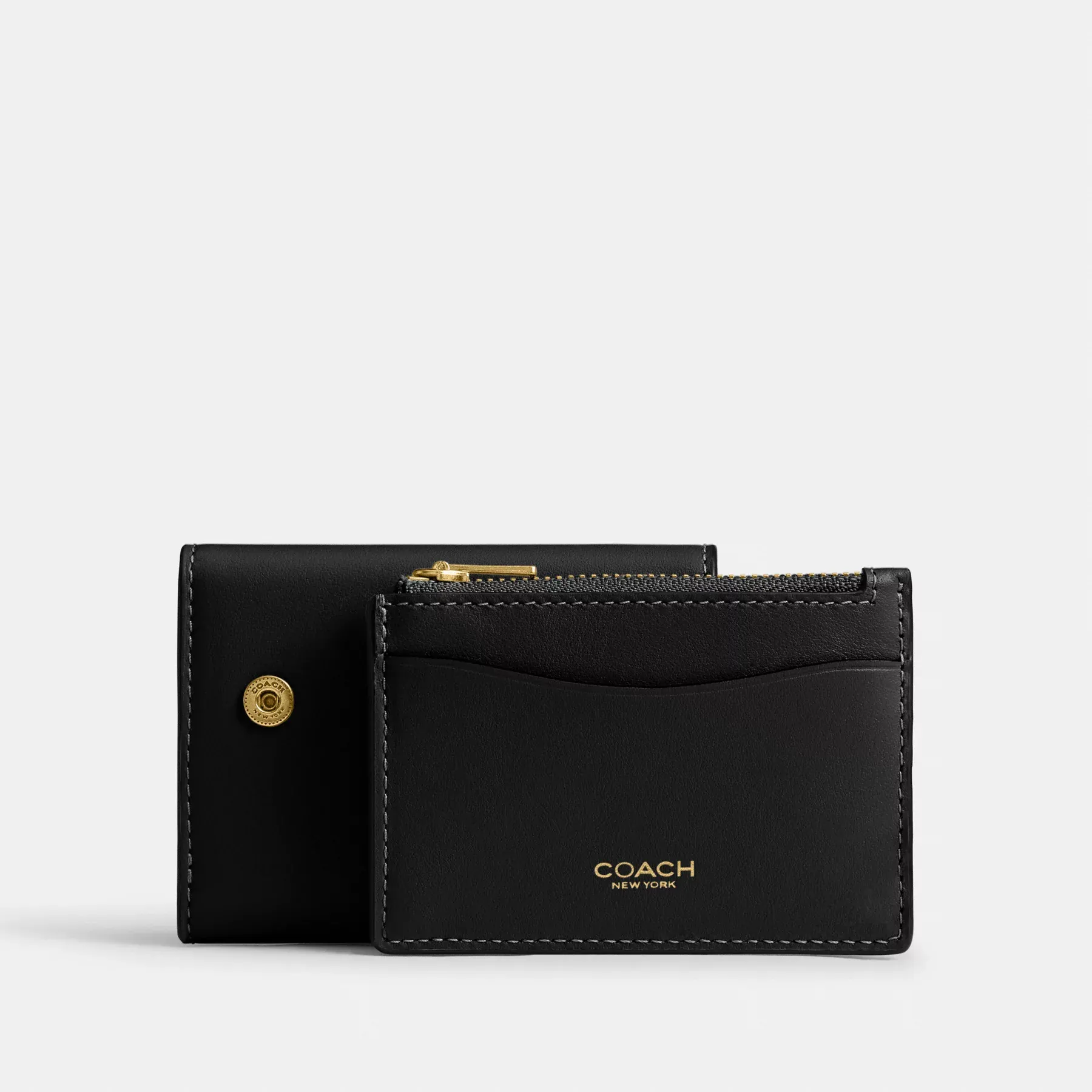 COACH Essential korthållarplånbok Svart