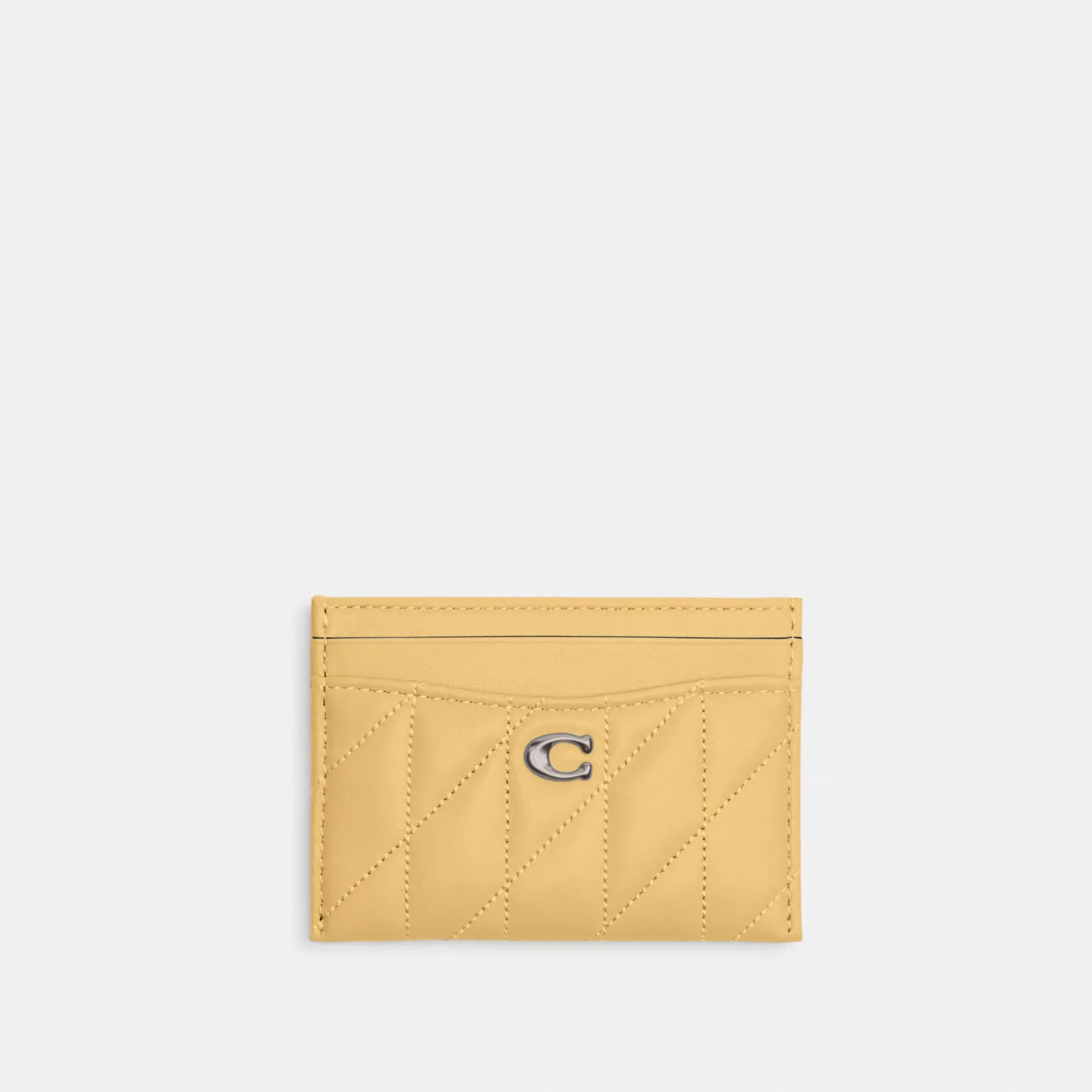 COACH Essentiellt kortfodral med kuddequiltning Hö