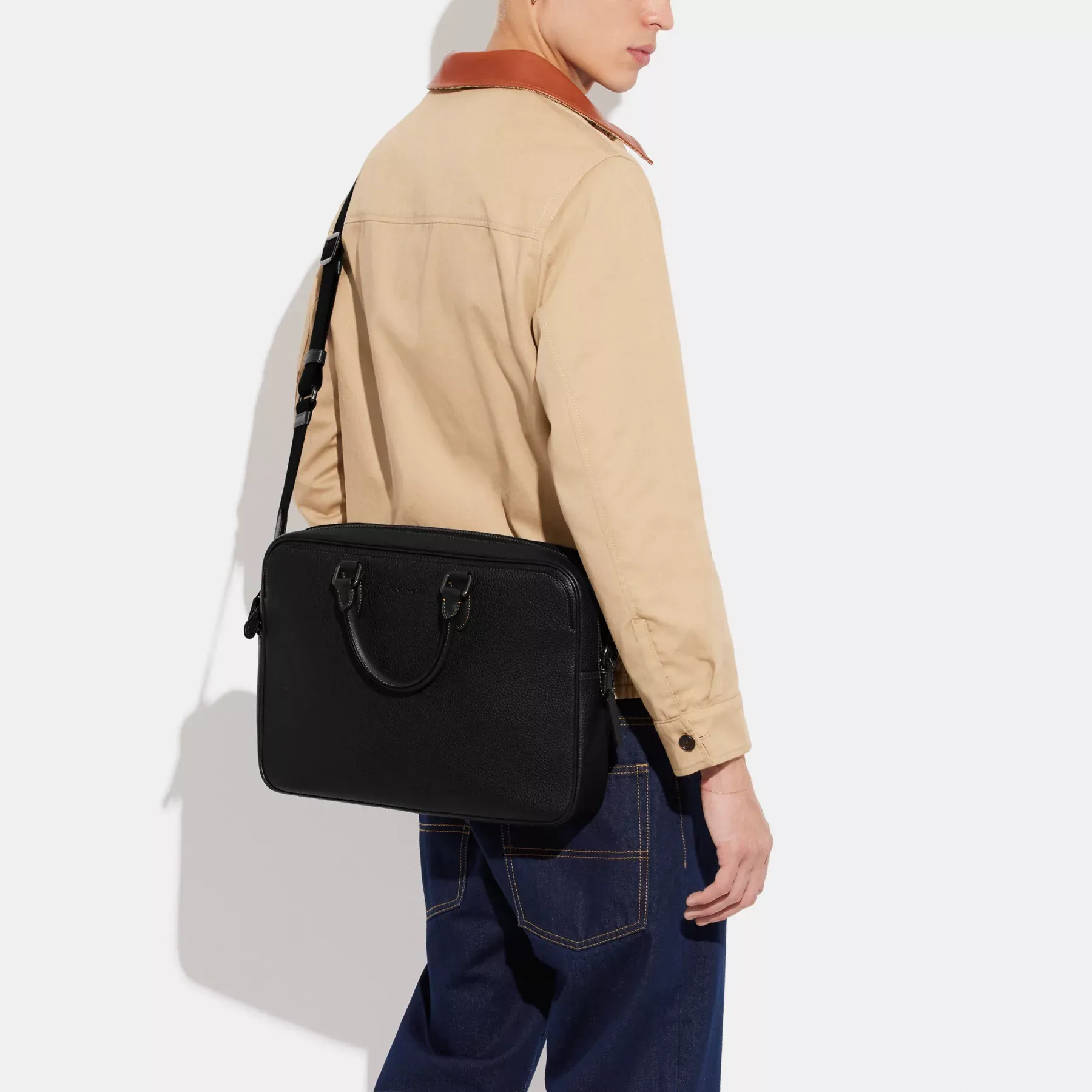 COACH Gotham Brief Svart COACH Gotham Brief Svart