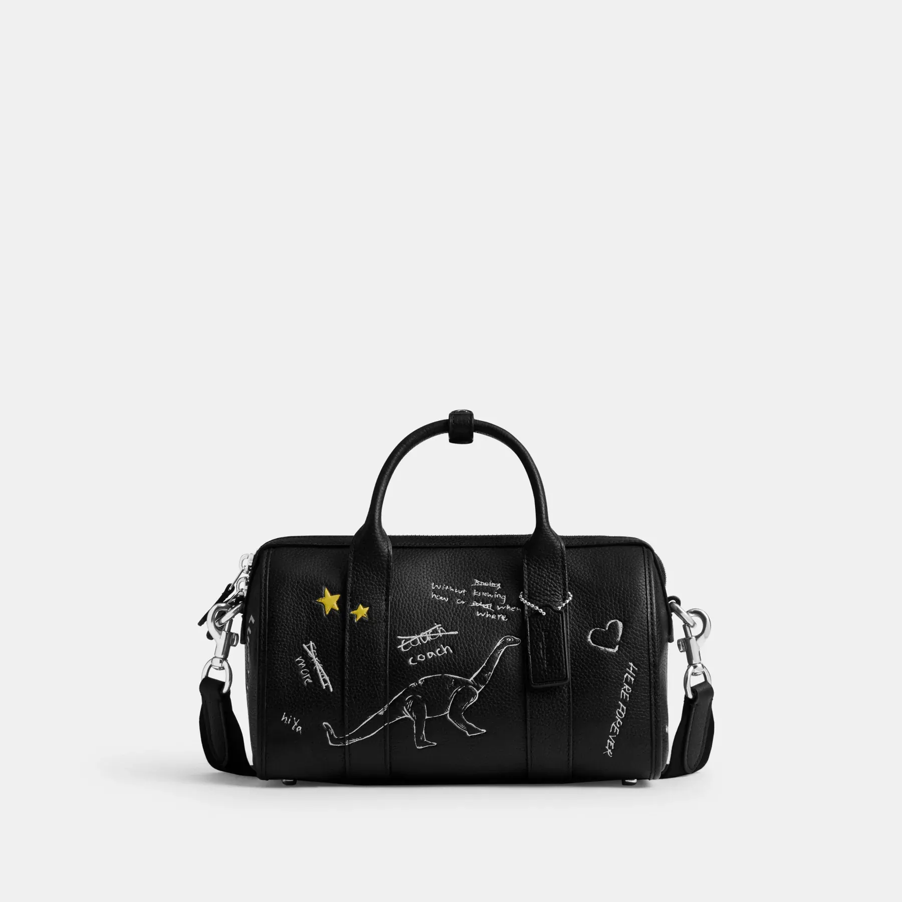 COACH Gotham Duffle 24 med skisstryck Svart Multi