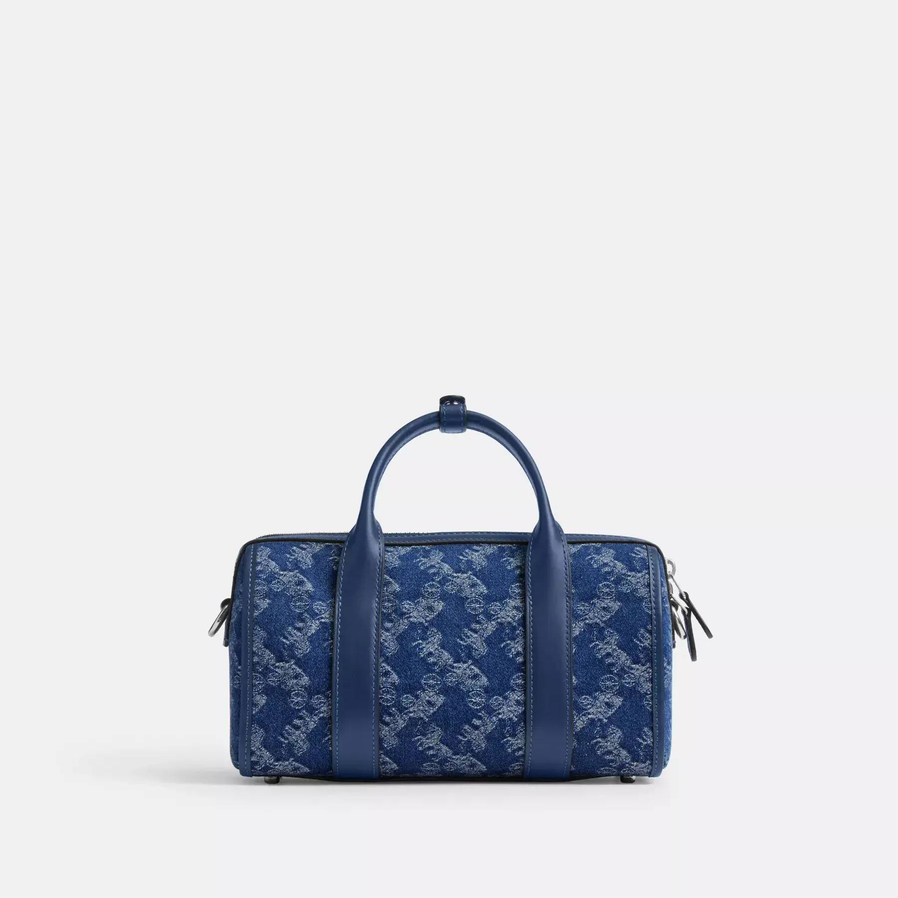 COACH Gotham Duffle Bag 24 Med Häst och vagn tryck Djupblå