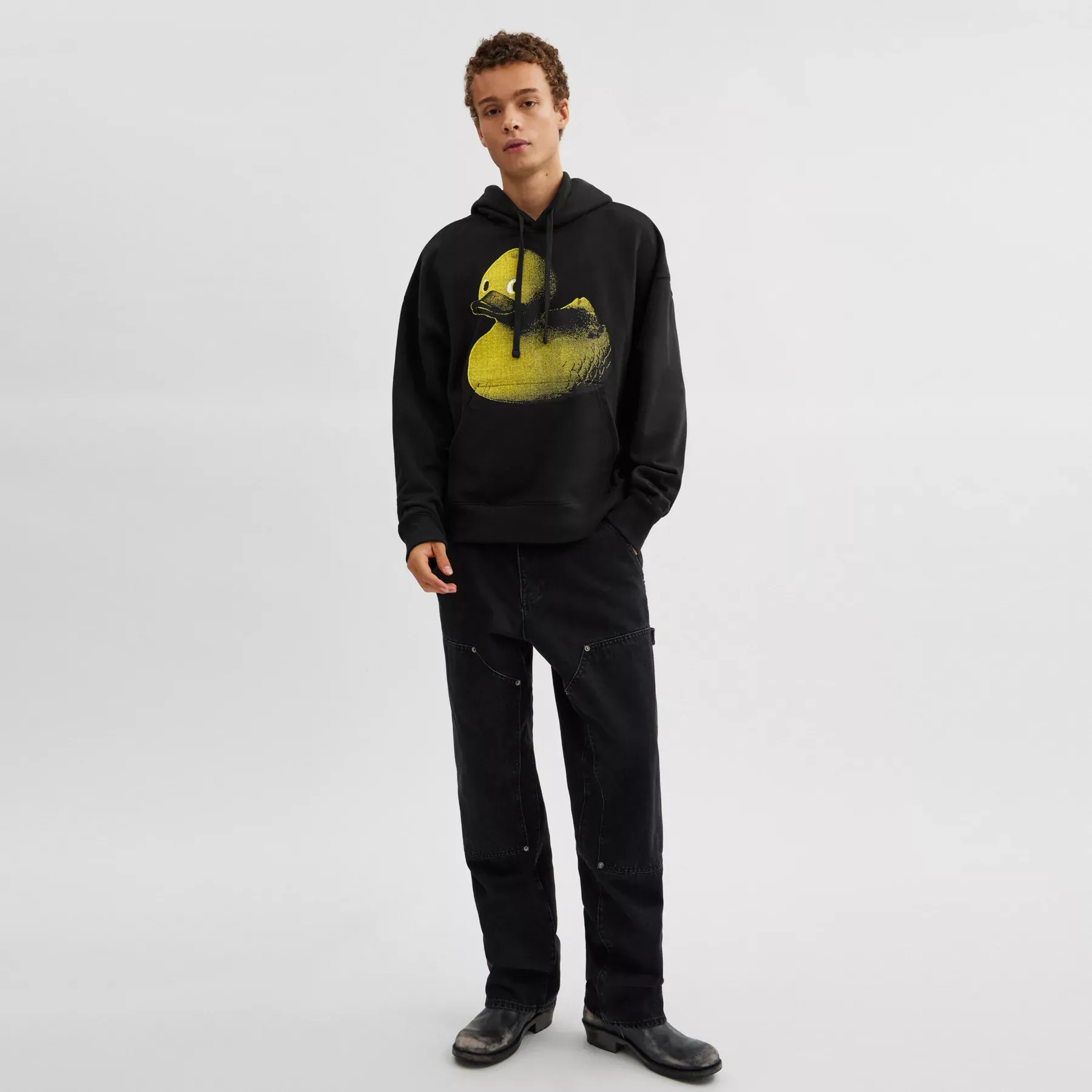 COACH Grafisk hoodie Svart