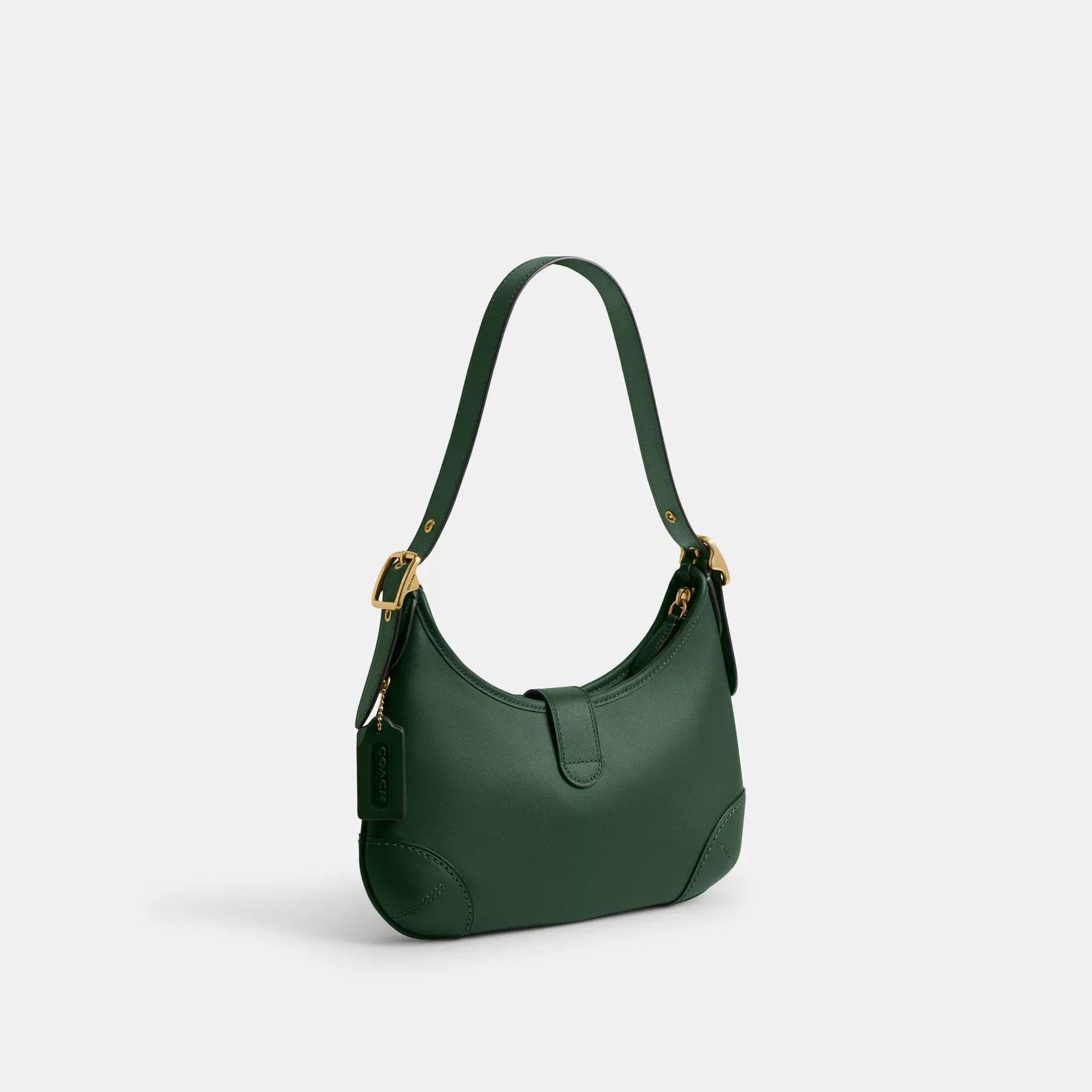 COACH Hamptons Hobo Bag Hunter Green
