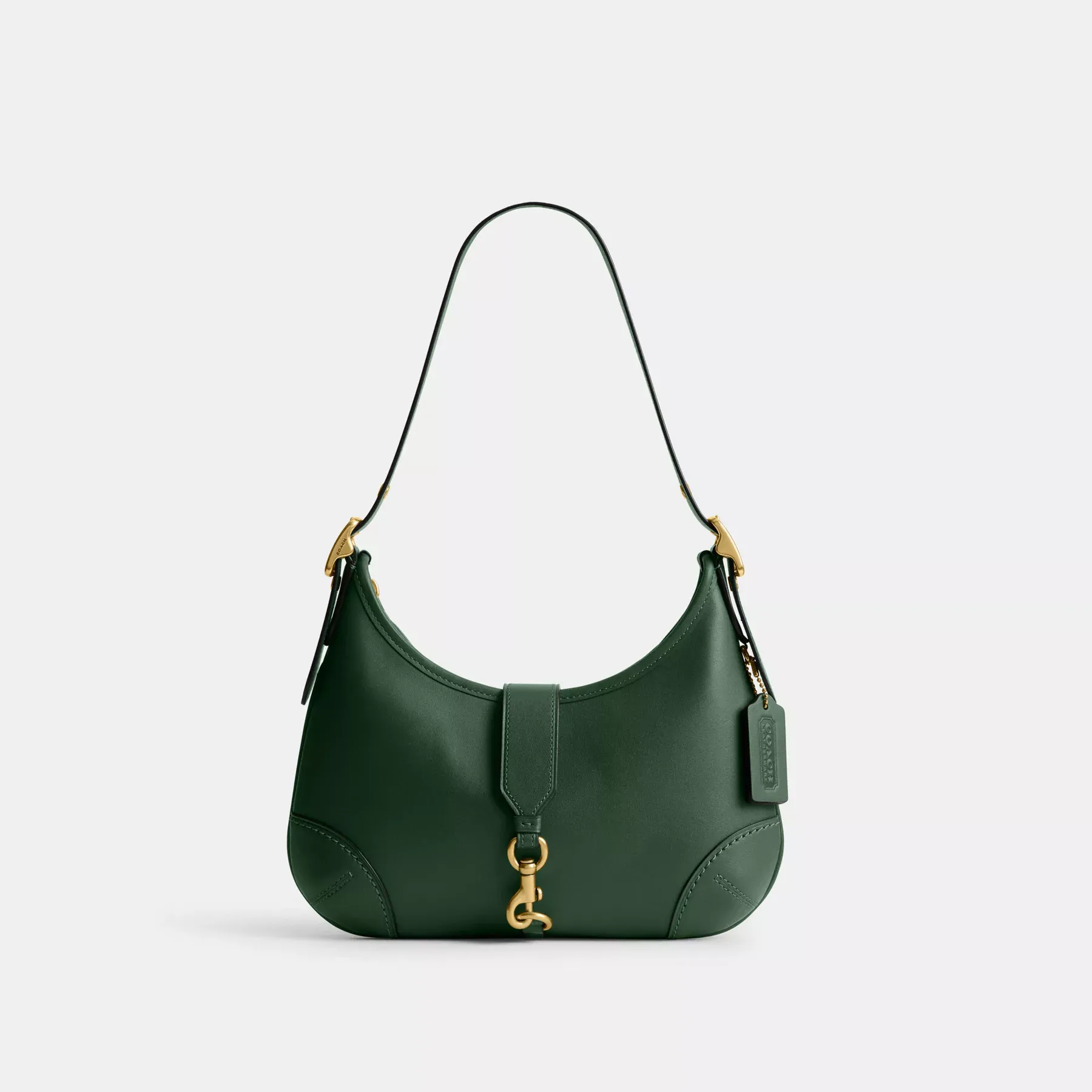 COACH Hamptons Hobo Bag Hunter Green