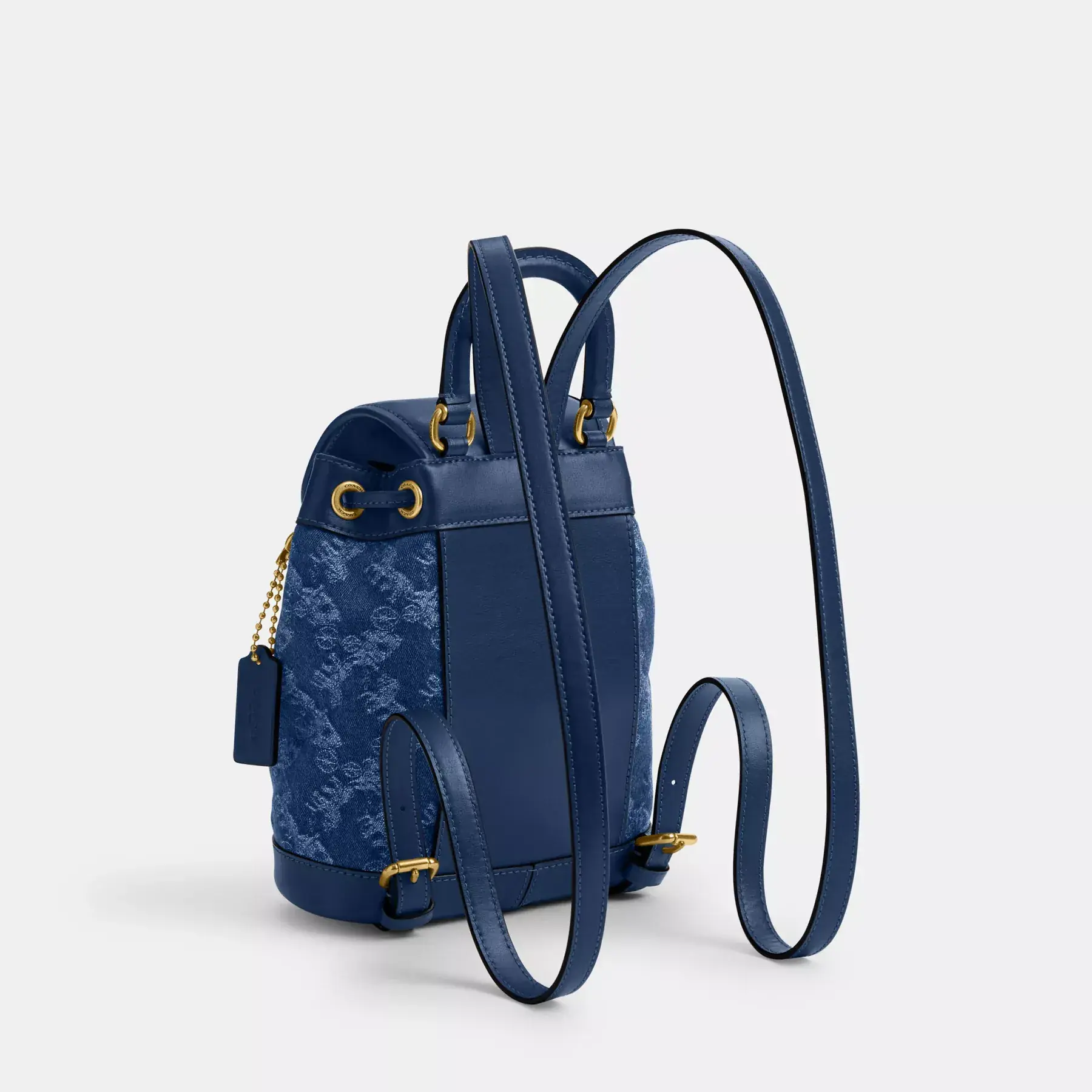 COACH Harper Ryggsäck Med Häst Och Vagn Tryck Deep Blue Multi COACH Harper Ryggsäck Med Häst Och Vagn Tryck Deep Blue Multi