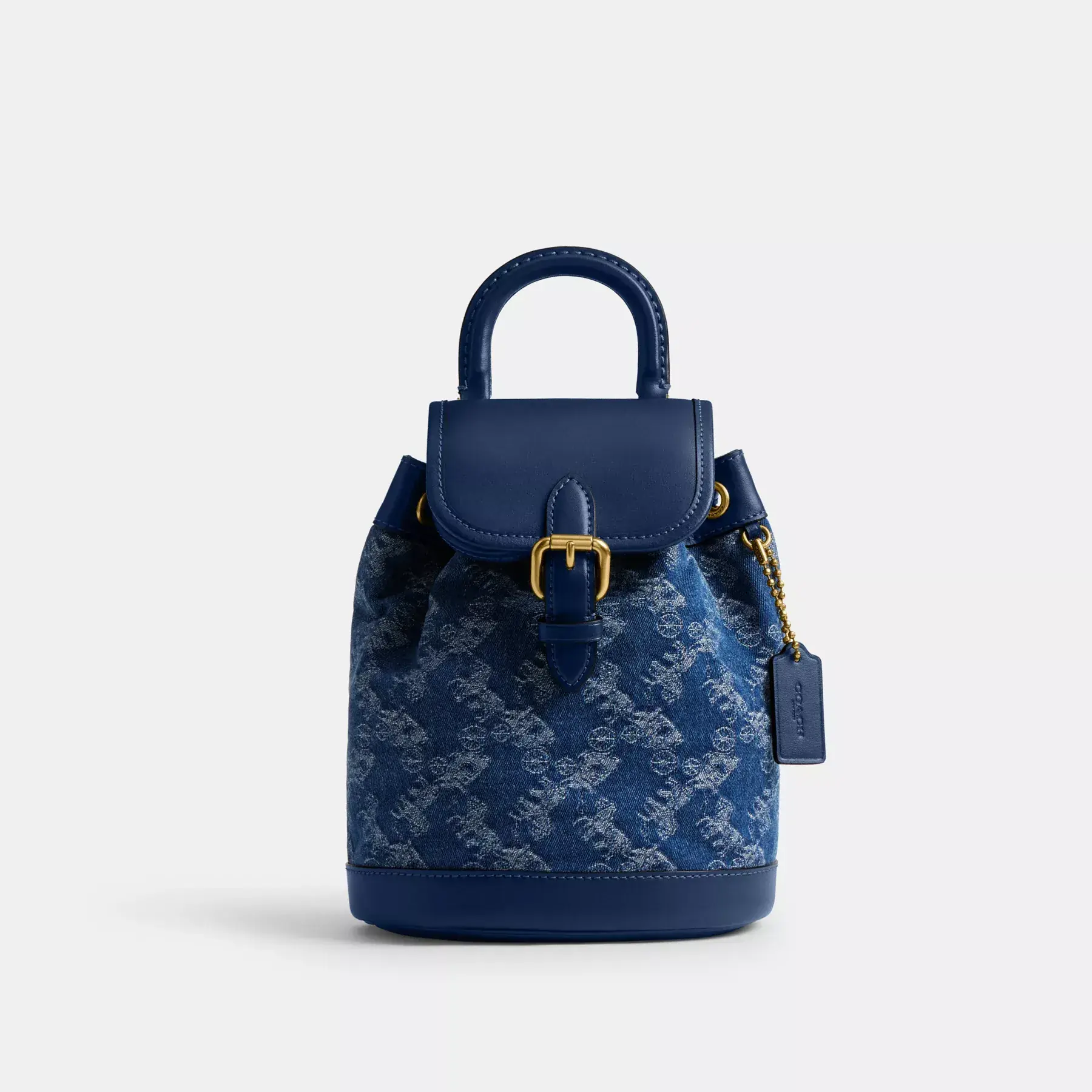 COACH Harper Ryggsäck Med Häst Och Vagn Tryck Deep Blue Multi COACH Harper Ryggsäck Med Häst Och Vagn Tryck Deep Blue Multi