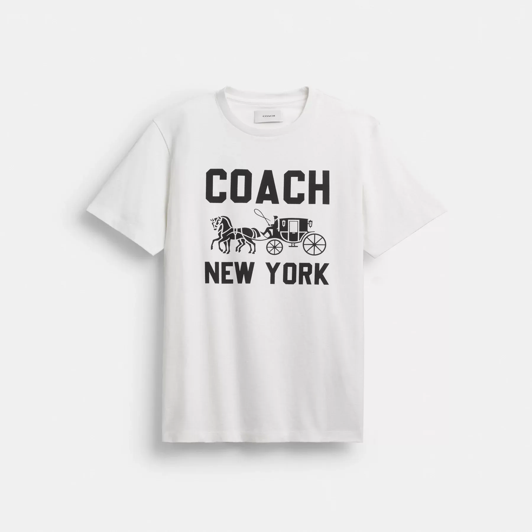 COACH Häst Och Vagn T-Shirt Vit