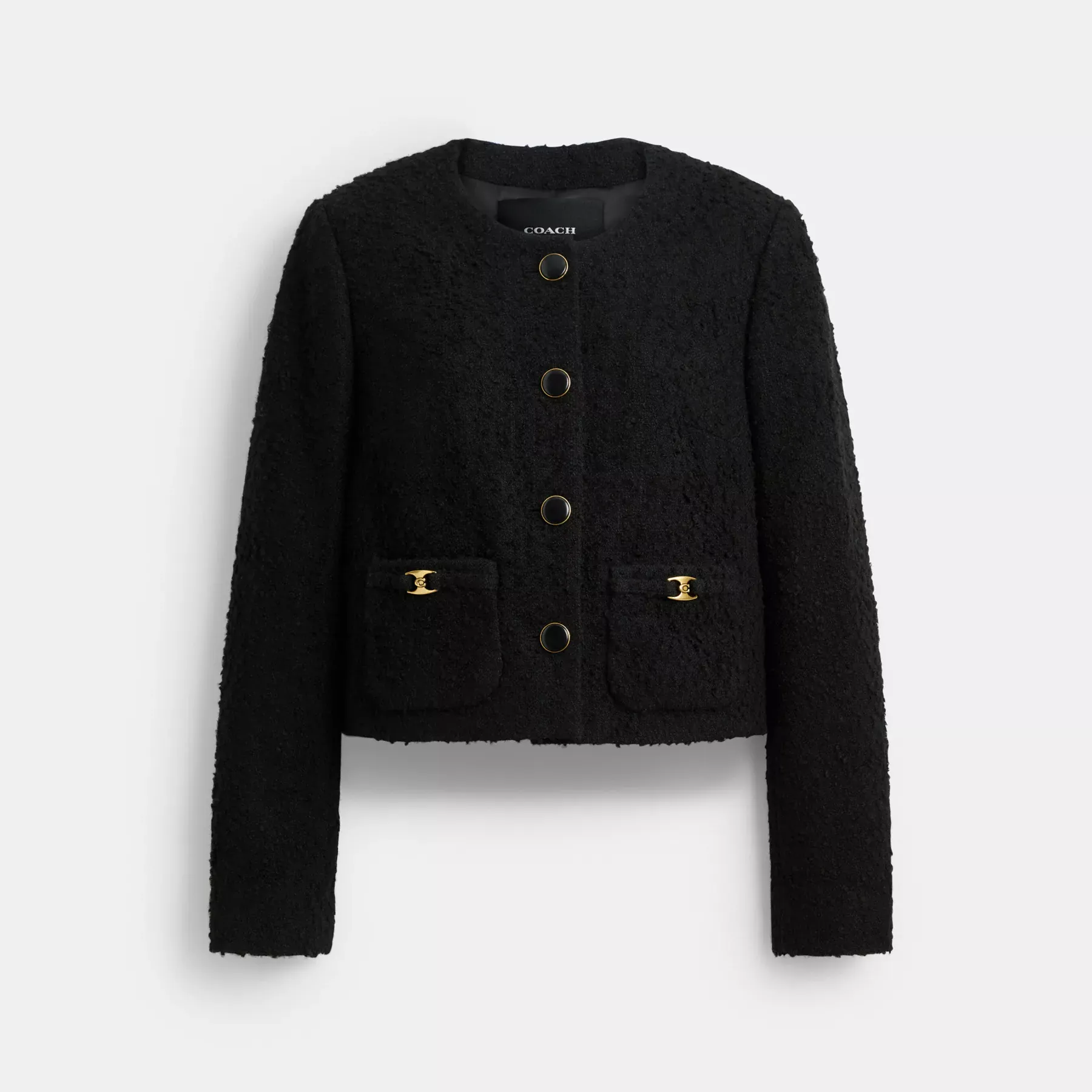 COACH Heritage C Boucle Jacka Svart