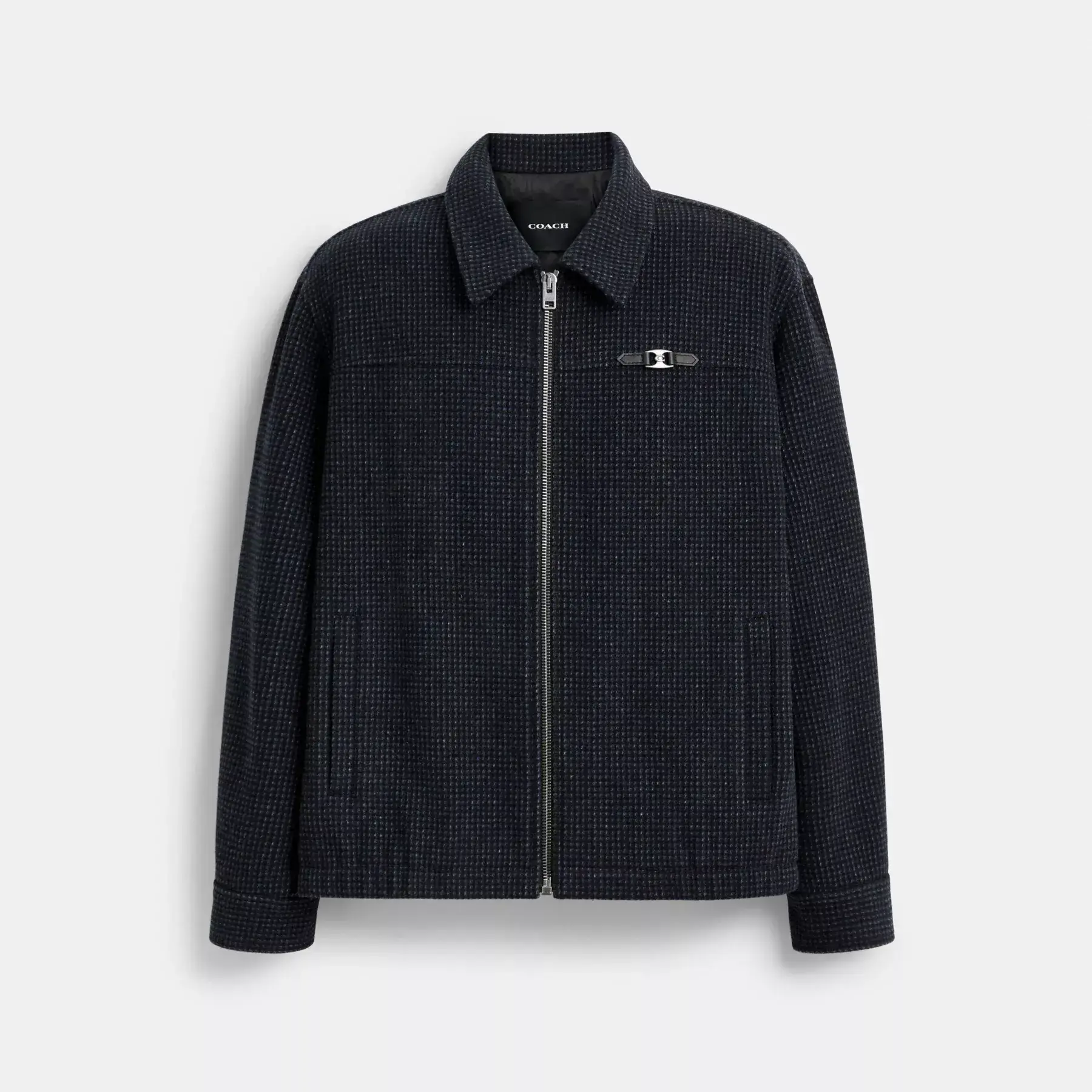COACH Heritage C Plaque Harrington Jacka Navy Multi COACH Heritage C Plaque Harrington Jacka Navy Multi
