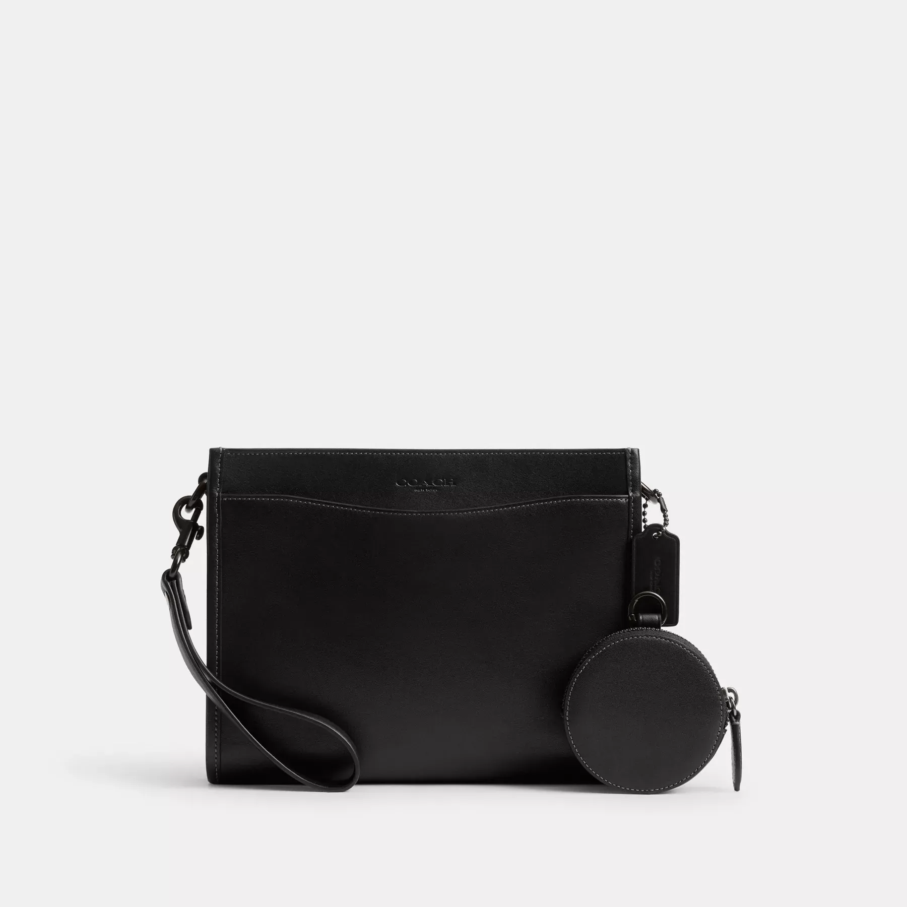 COACH Hitch Cabriolet Crossbody Svart