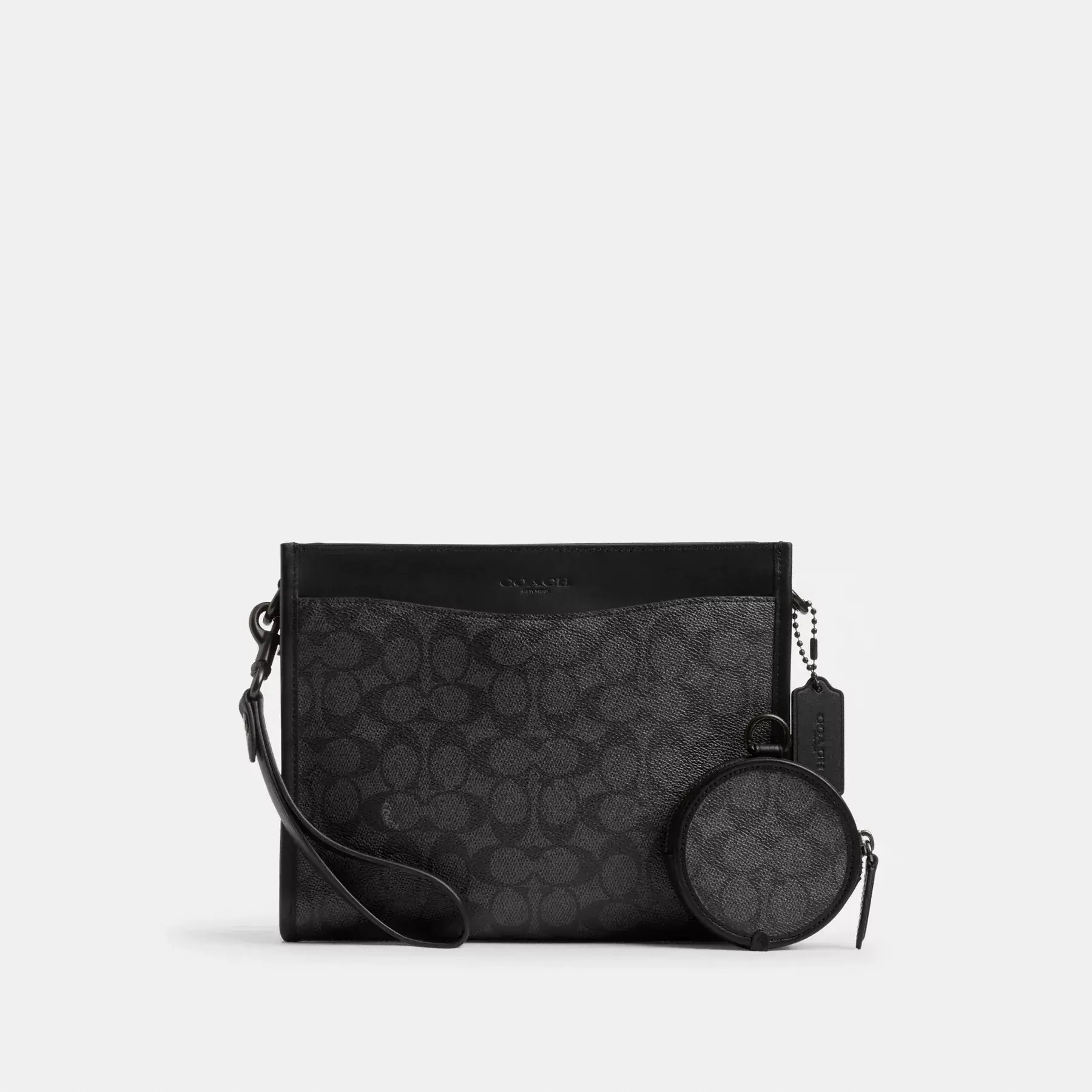 COACH Hitch Cabriolet Crossbody I Signature Canvas Kol