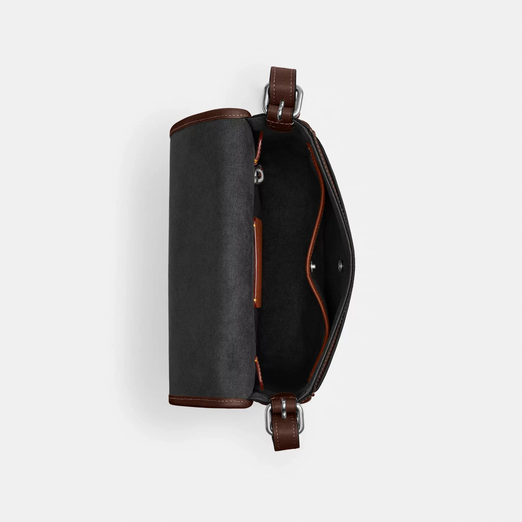 COACH Hitch Flap Crossbody-väska Lönn COACH Hitch Flap Crossbody-väska Lönn