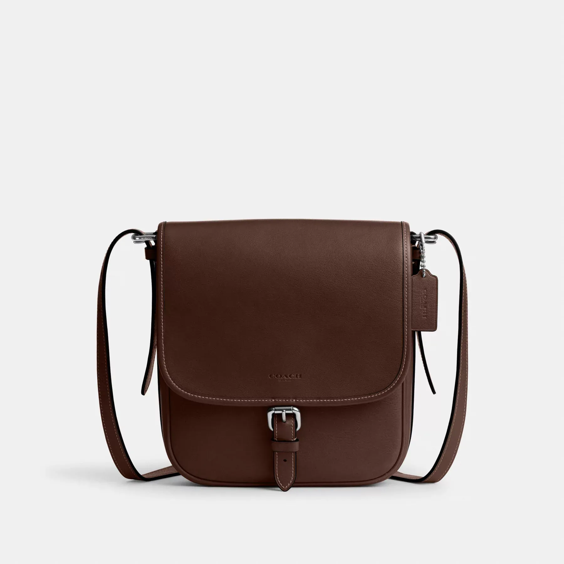 COACH Hitch Flap Crossbody-väska Lönn COACH Hitch Flap Crossbody-väska Lönn
