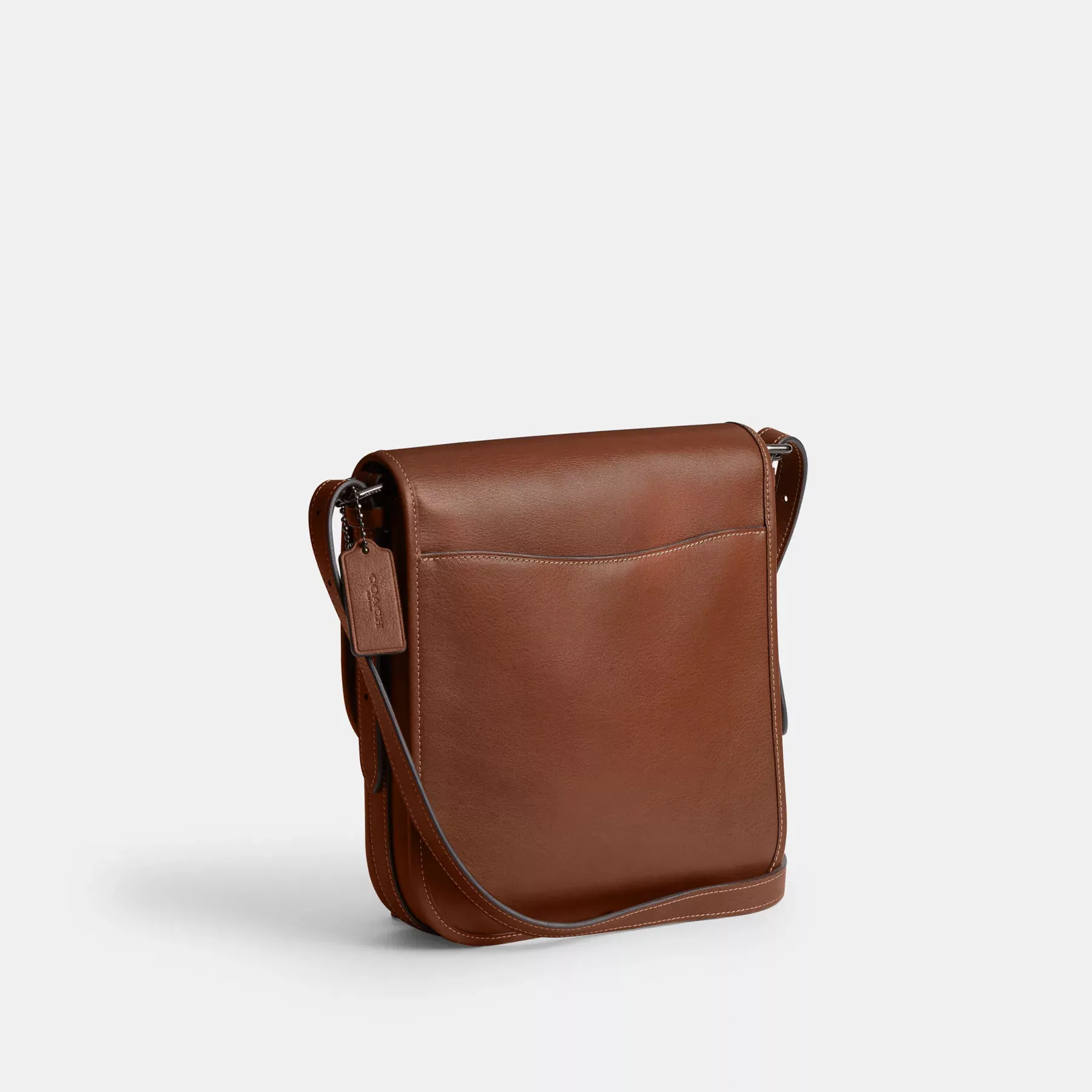 COACH Hitch Flap Crossbody-väska Redwood