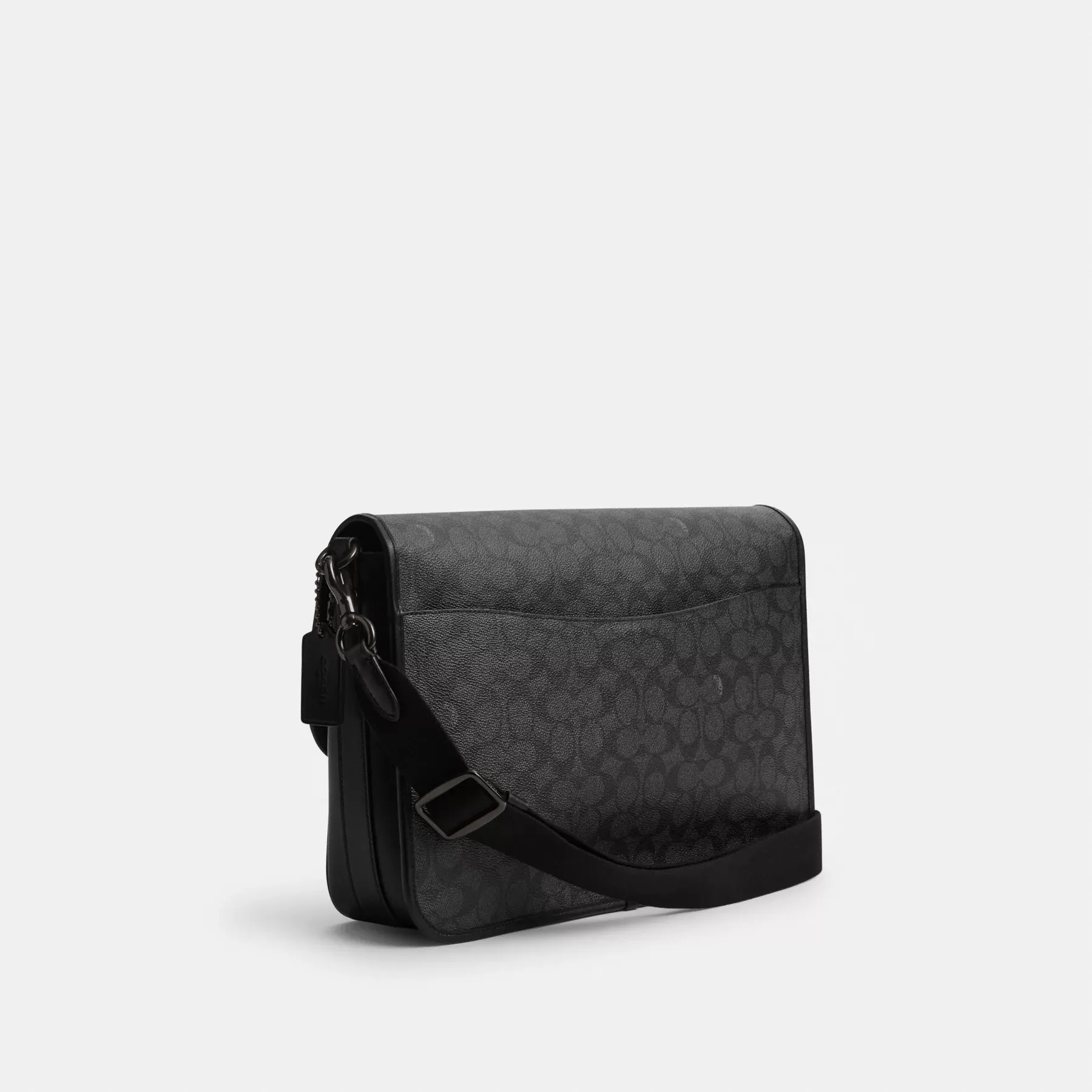 COACH Hitch Messenger Bag I Signature Canvas Kol
