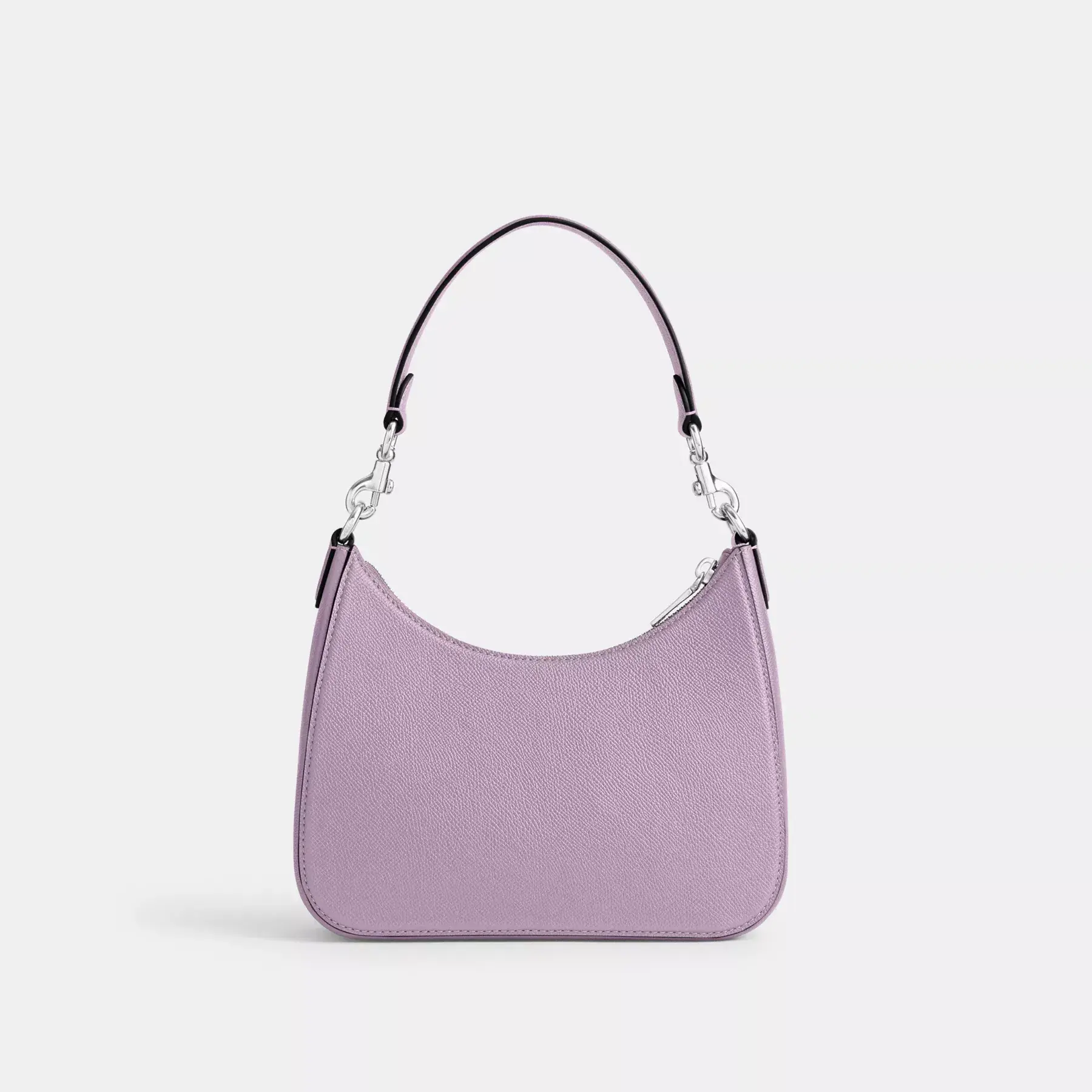 COACH Hobo Crossbody-väska med signaturduk Mjuk lila COACH Hobo Crossbody-väska med signaturduk Mjuk lila