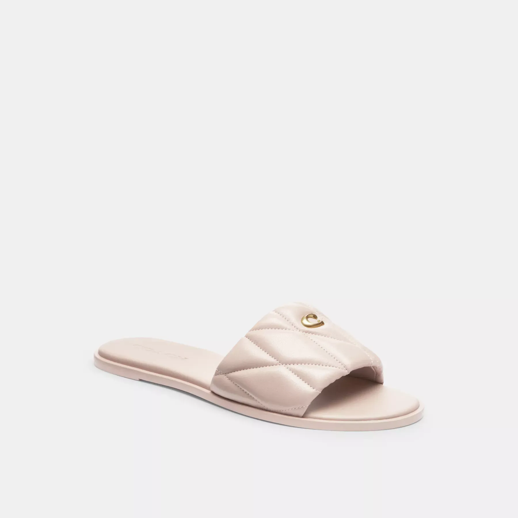 COACH Holly Sandal Med Quiltning Rodna