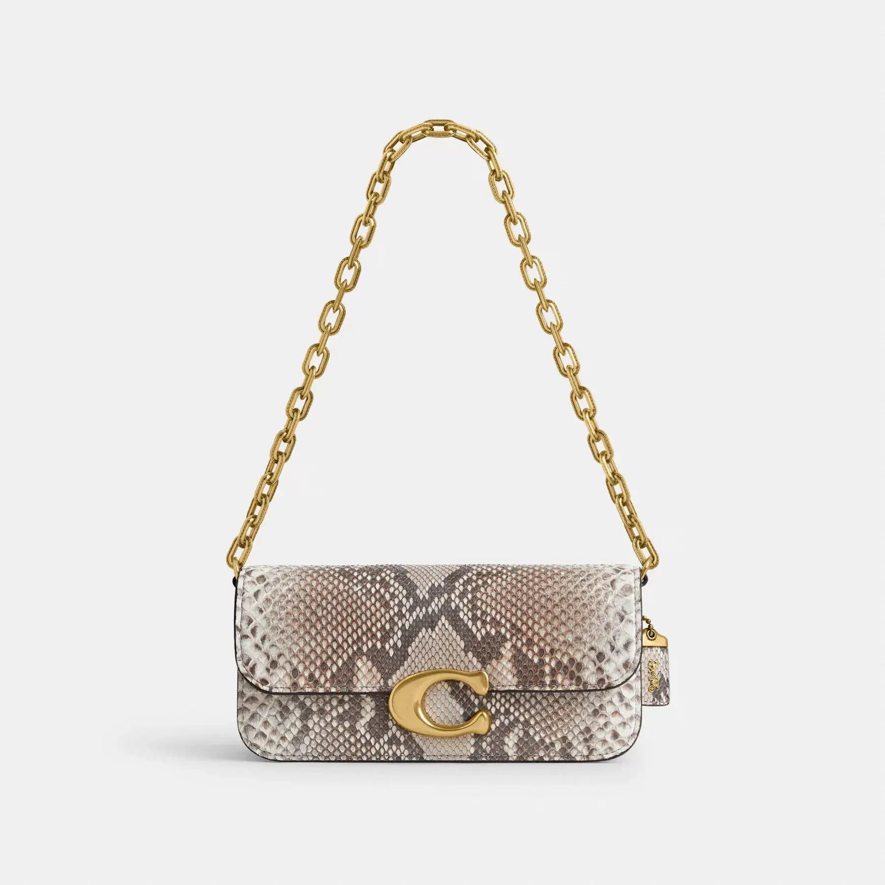 COACH Idolväska 23 i Python Krita