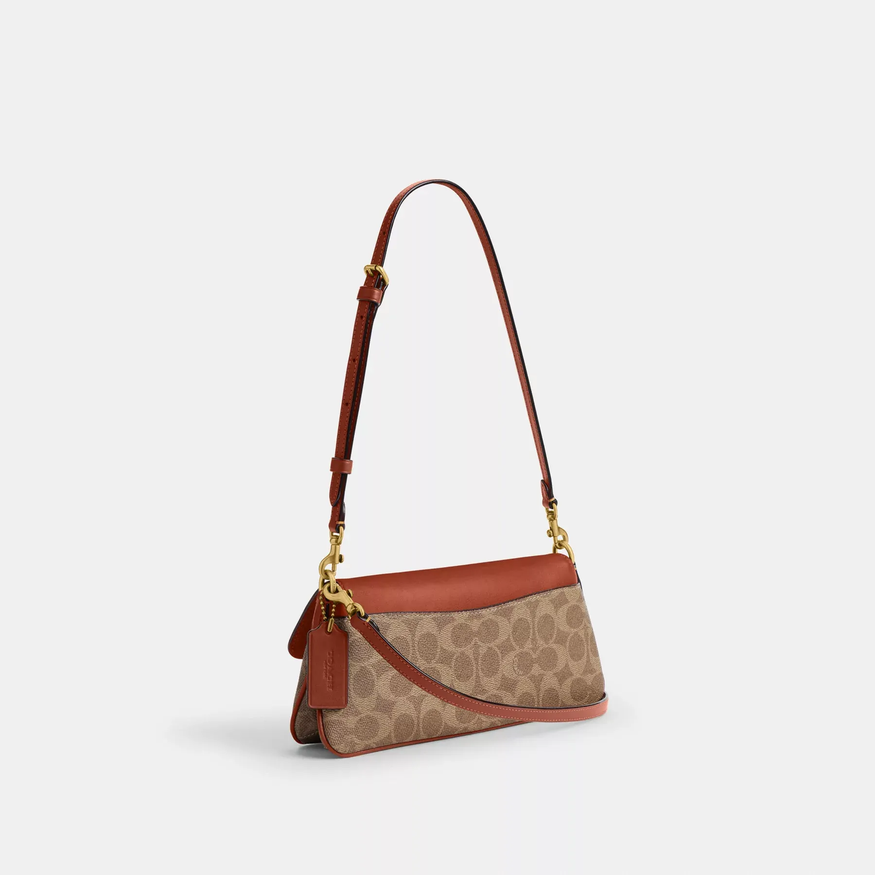 COACH Jet axelväska i signatur canvas Tan Caramel COACH Jet axelväska i signatur canvas Tan Caramel