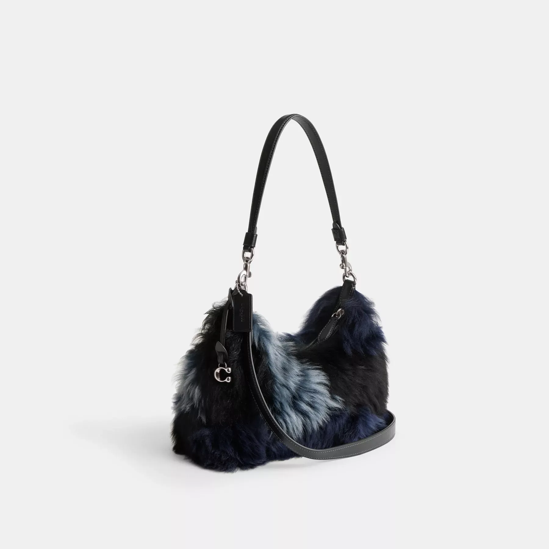 COACH Juliet Axelväska 25 Med Patchwork Blå Multi