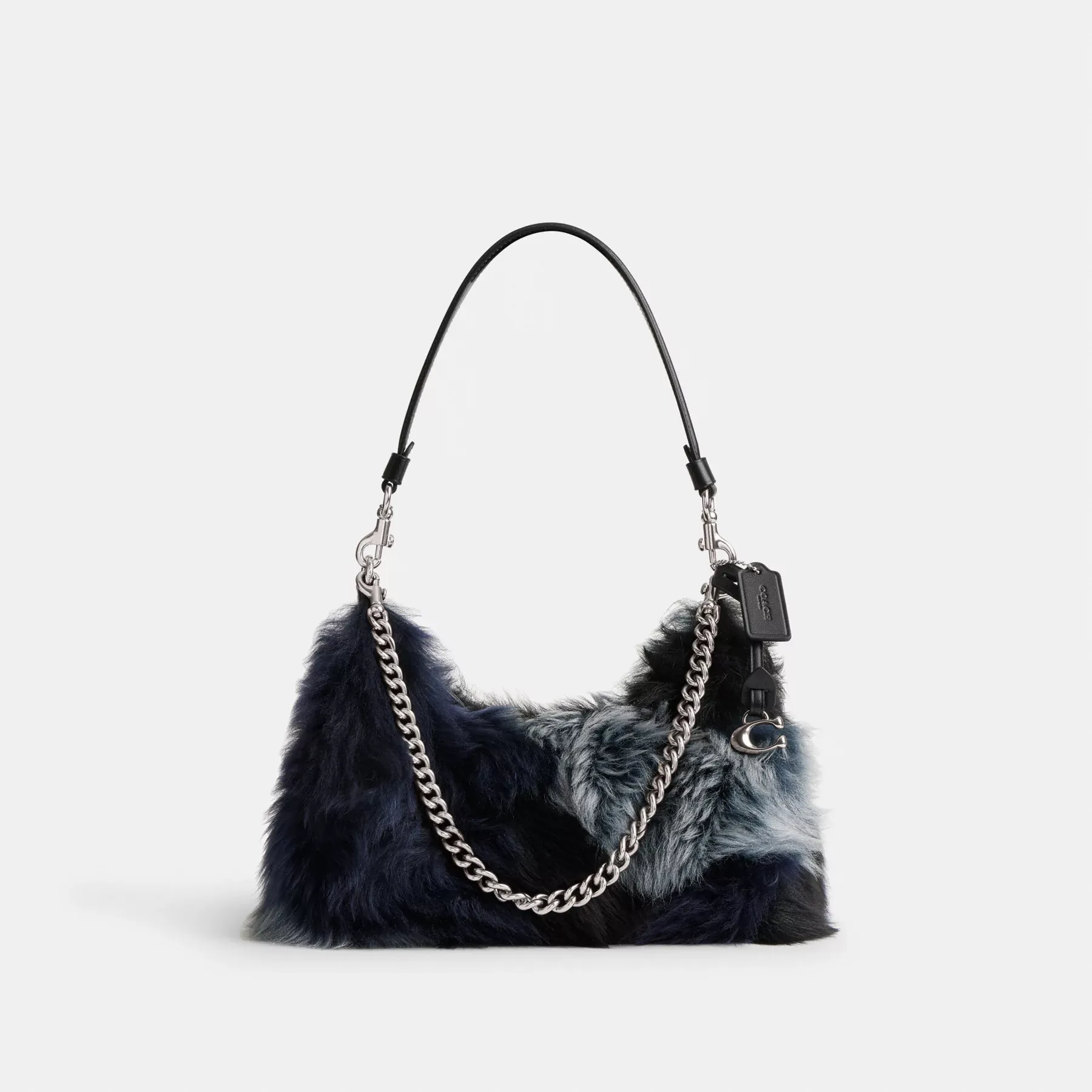 COACH Juliet Axelväska 25 Med Patchwork Blå Multi