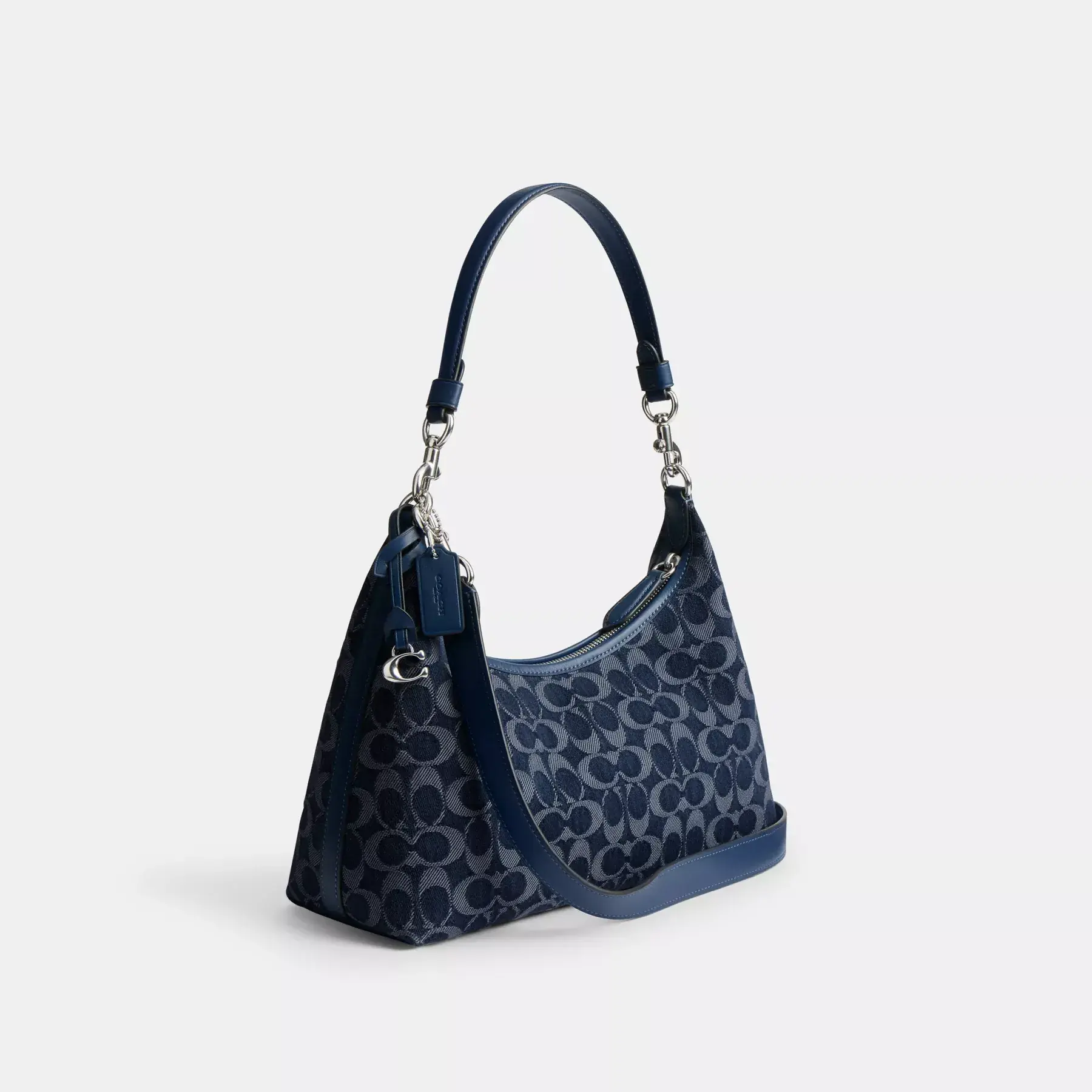 COACH Juliet Axelväska I Signature Denim Deep Blue Multi