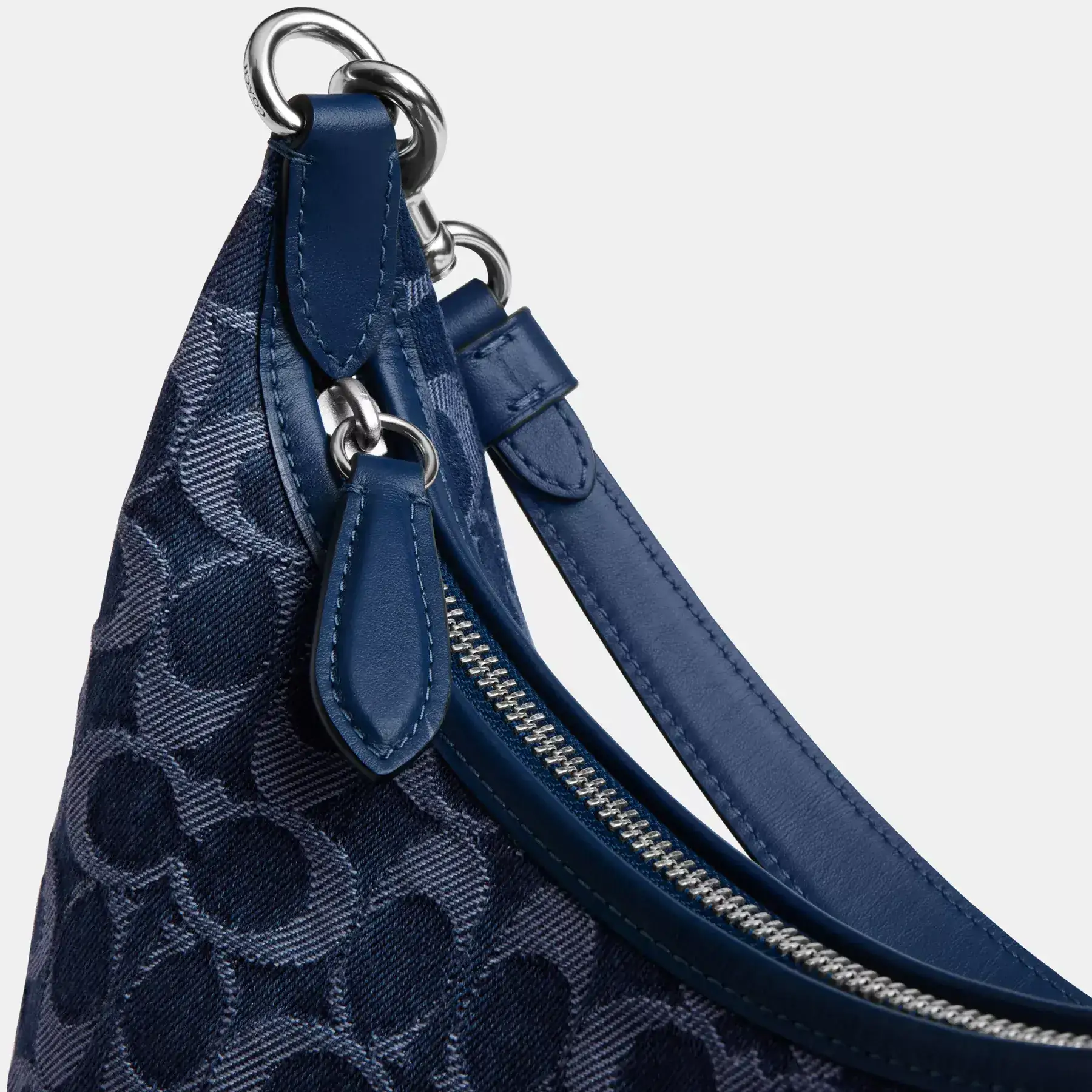 COACH Juliet Axelväska I Signature Denim Deep Blue Multi COACH Juliet Axelväska I Signature Denim Deep Blue Multi