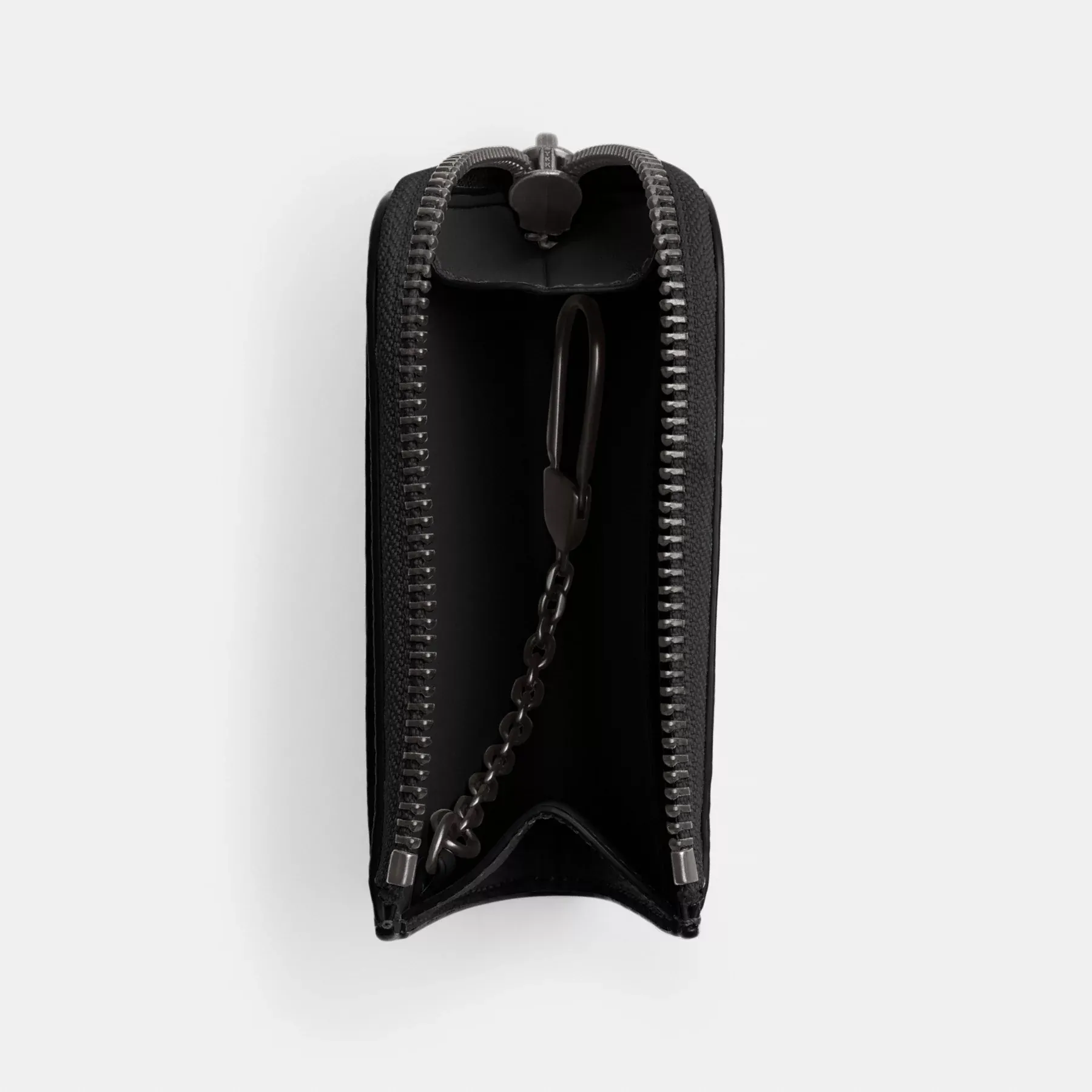 COACH L-Zip nyckelfodral Svart COACH L-Zip nyckelfodral Svart