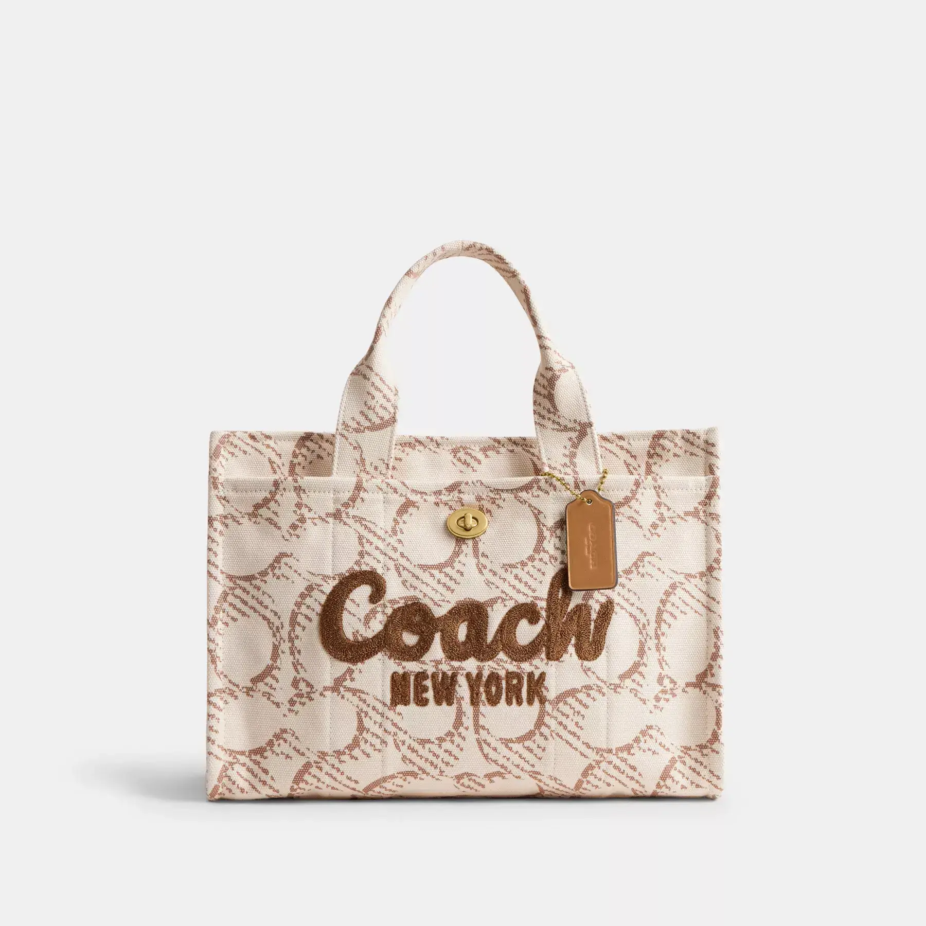 COACH Lastväska med signaturduk Naturlig multi