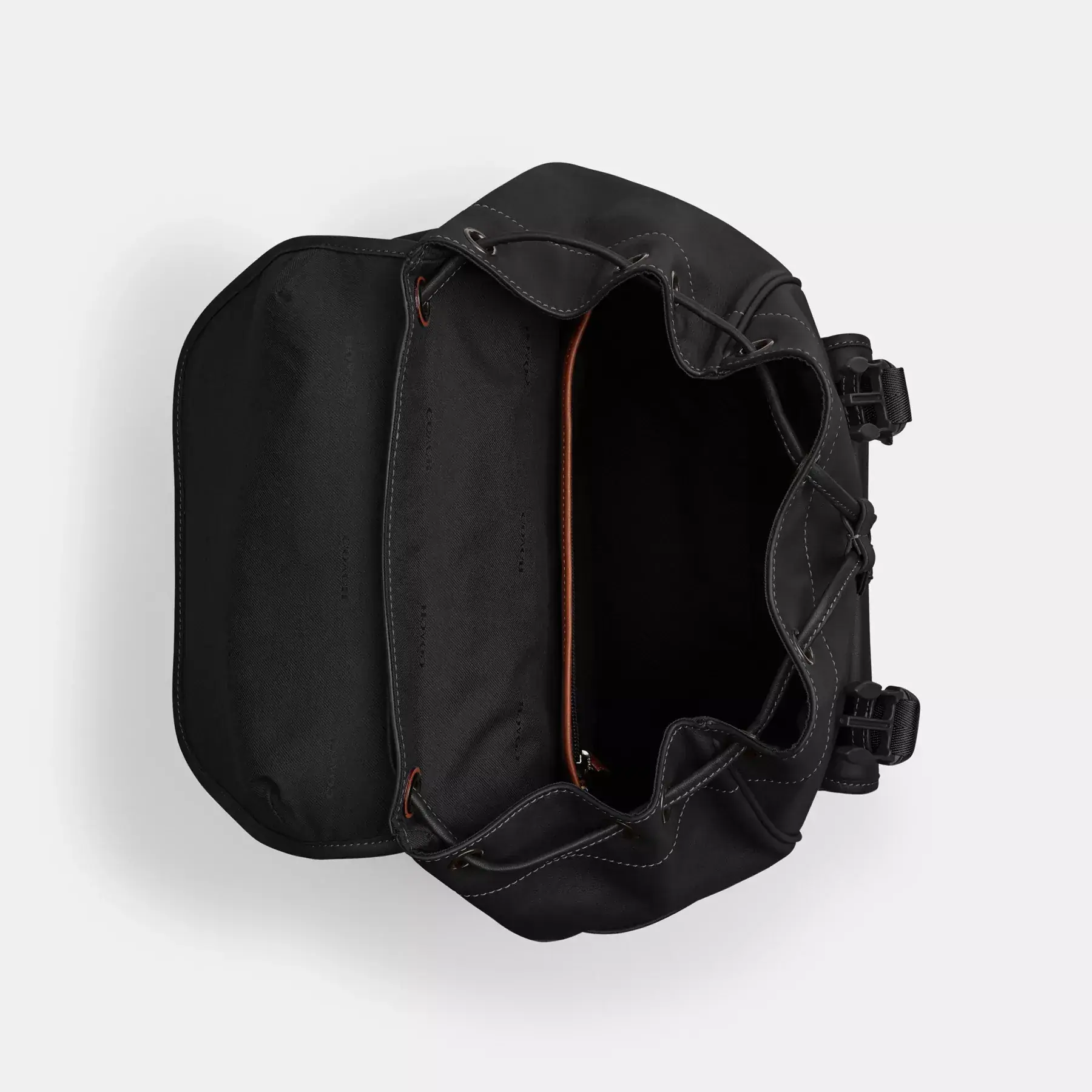 COACH League Flap Ryggsäck Svart COACH League Flap Ryggsäck Svart