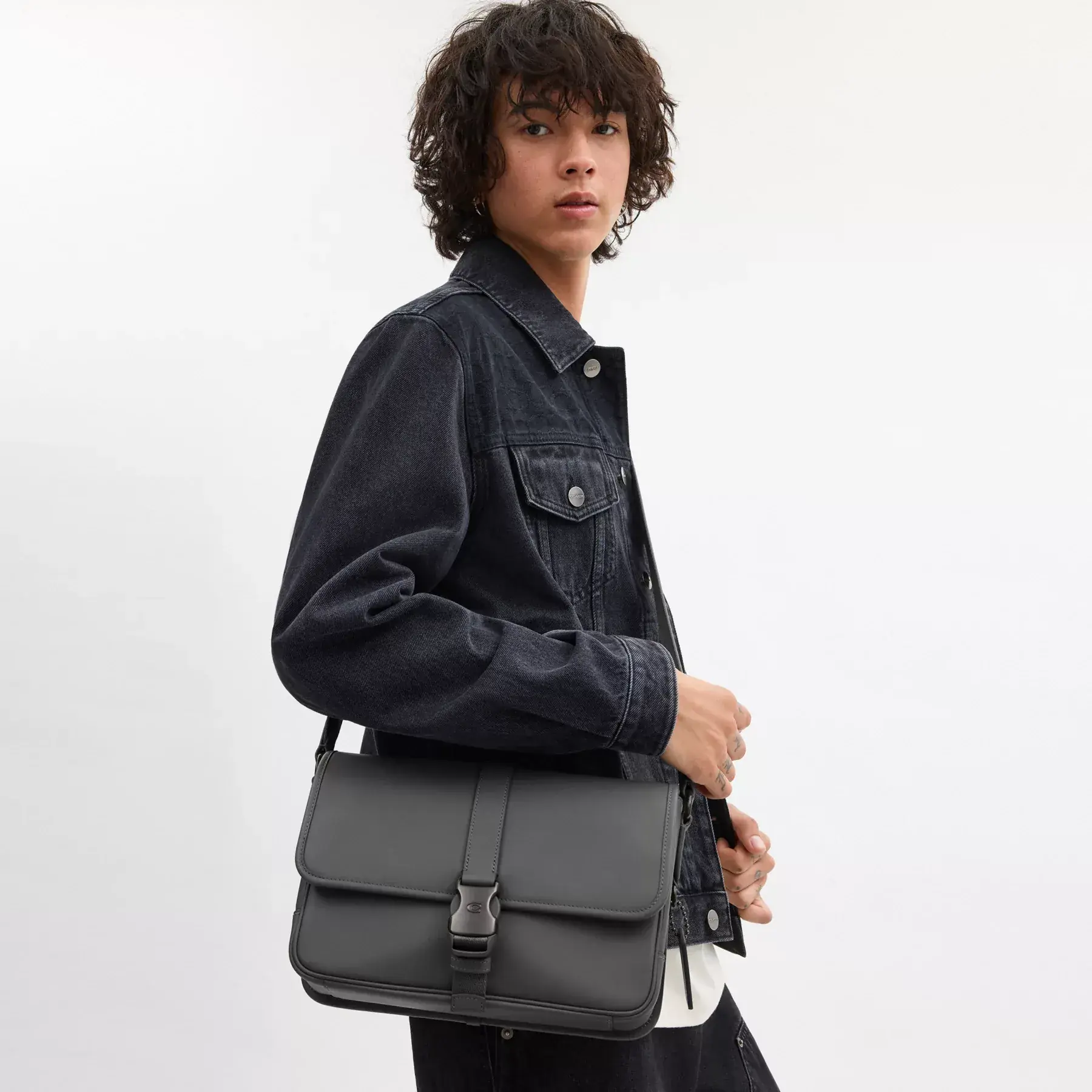 COACH League Messenger Bag Kol COACH League Messenger Bag Kol