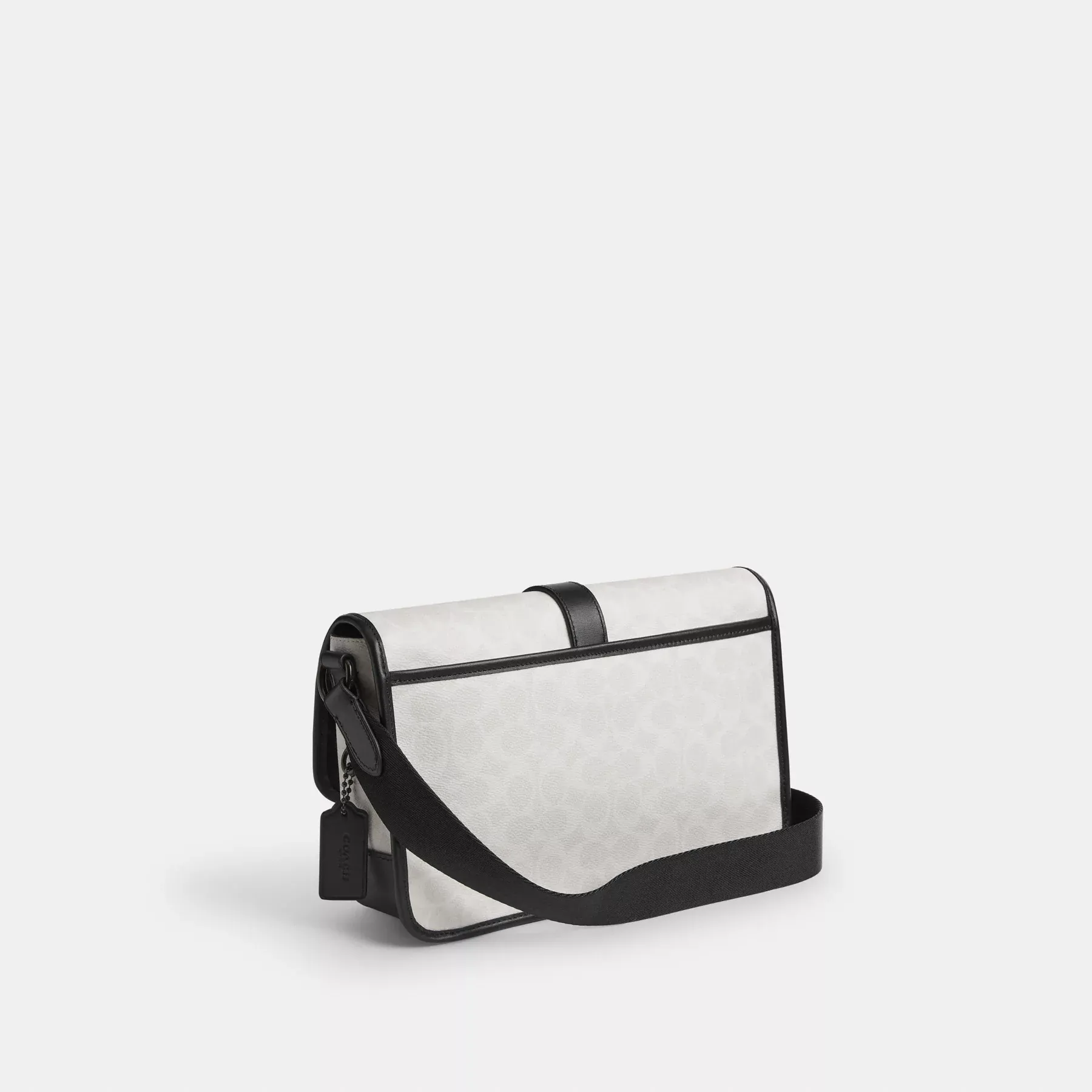 COACH League Messenger Bag I Signature Canvas Vit/Svart Sig