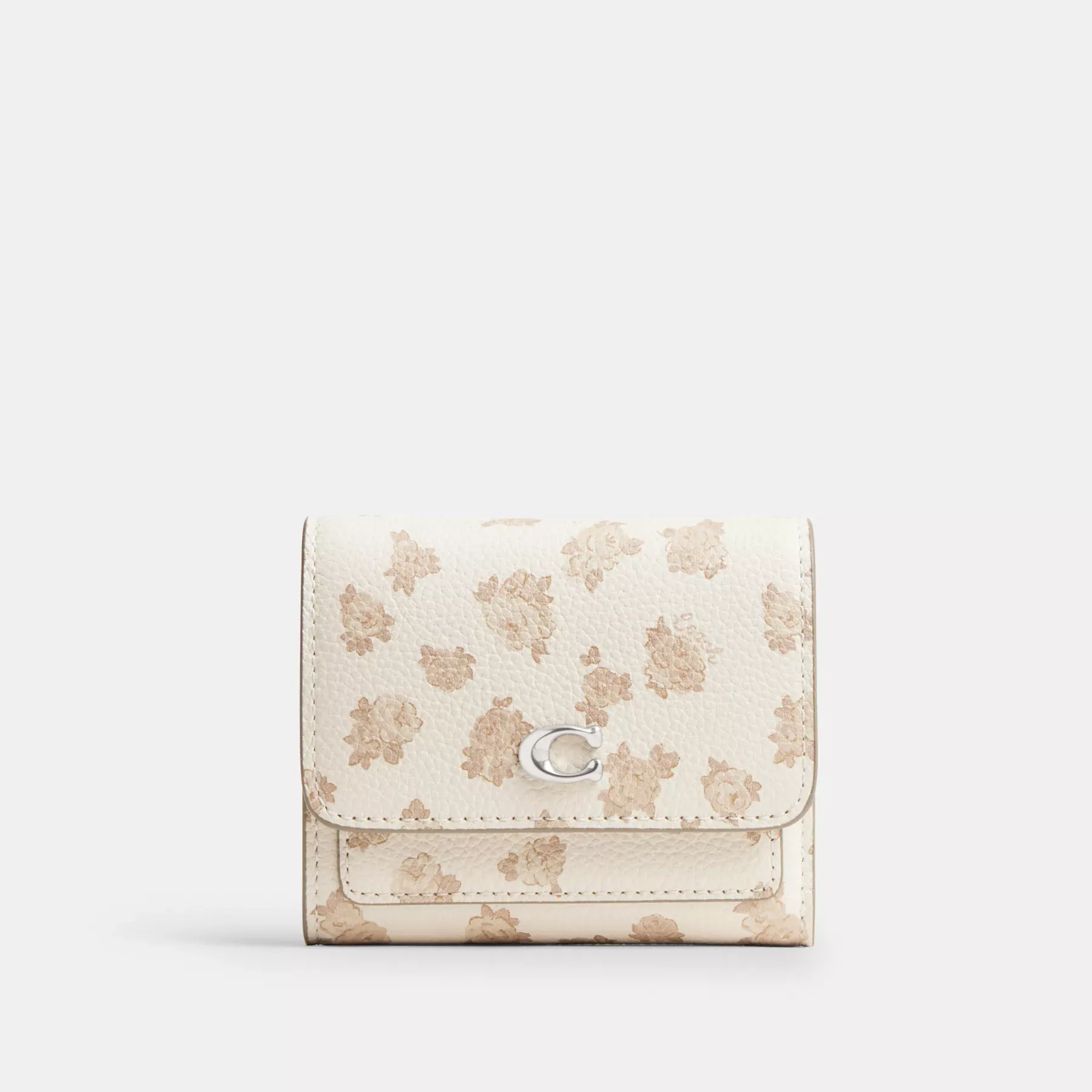 COACH Mila Liten Flikplånbok Med Blommönster Chalk Multi