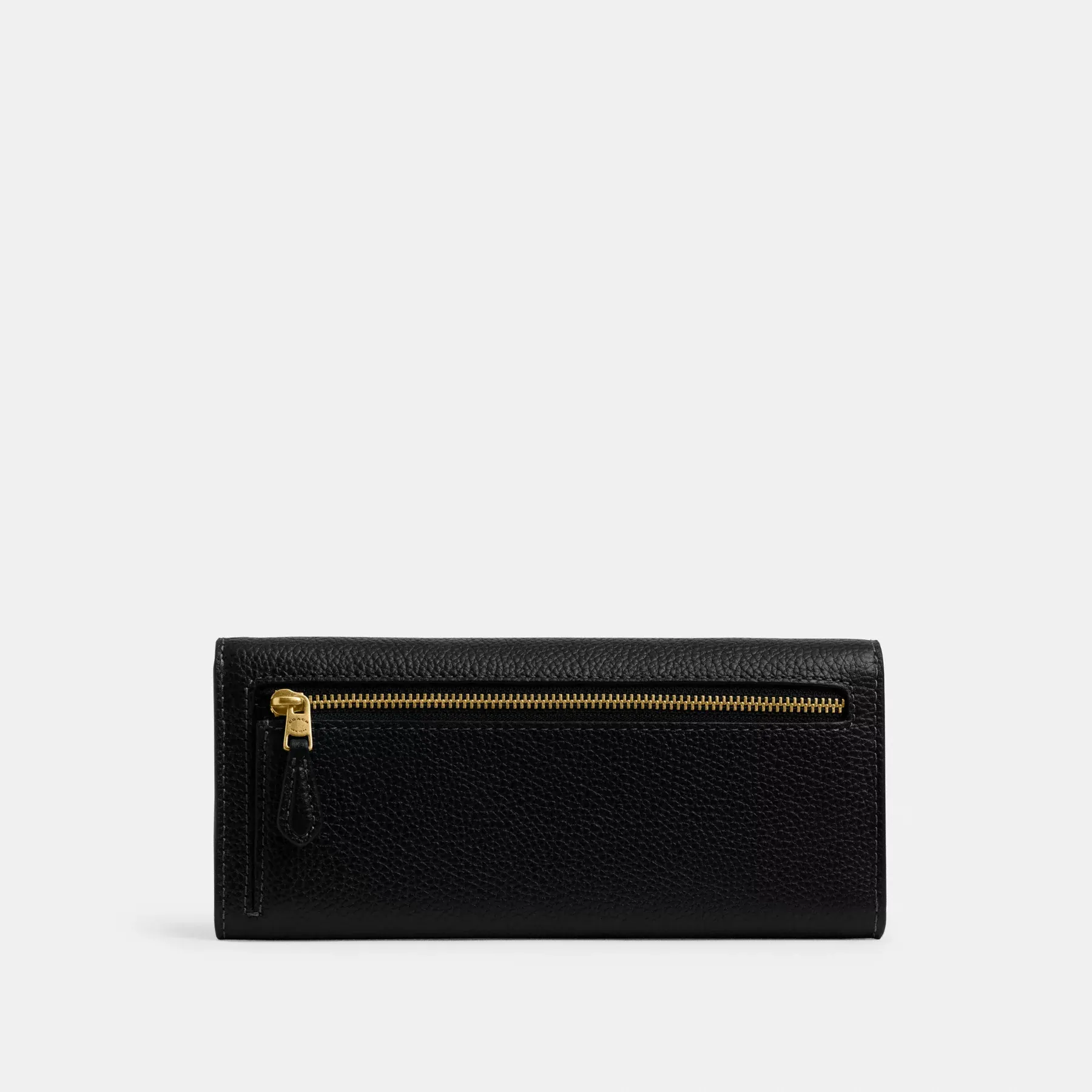 COACH Mila Long Flap Wallet Svart COACH Mila Long Flap Wallet Svart