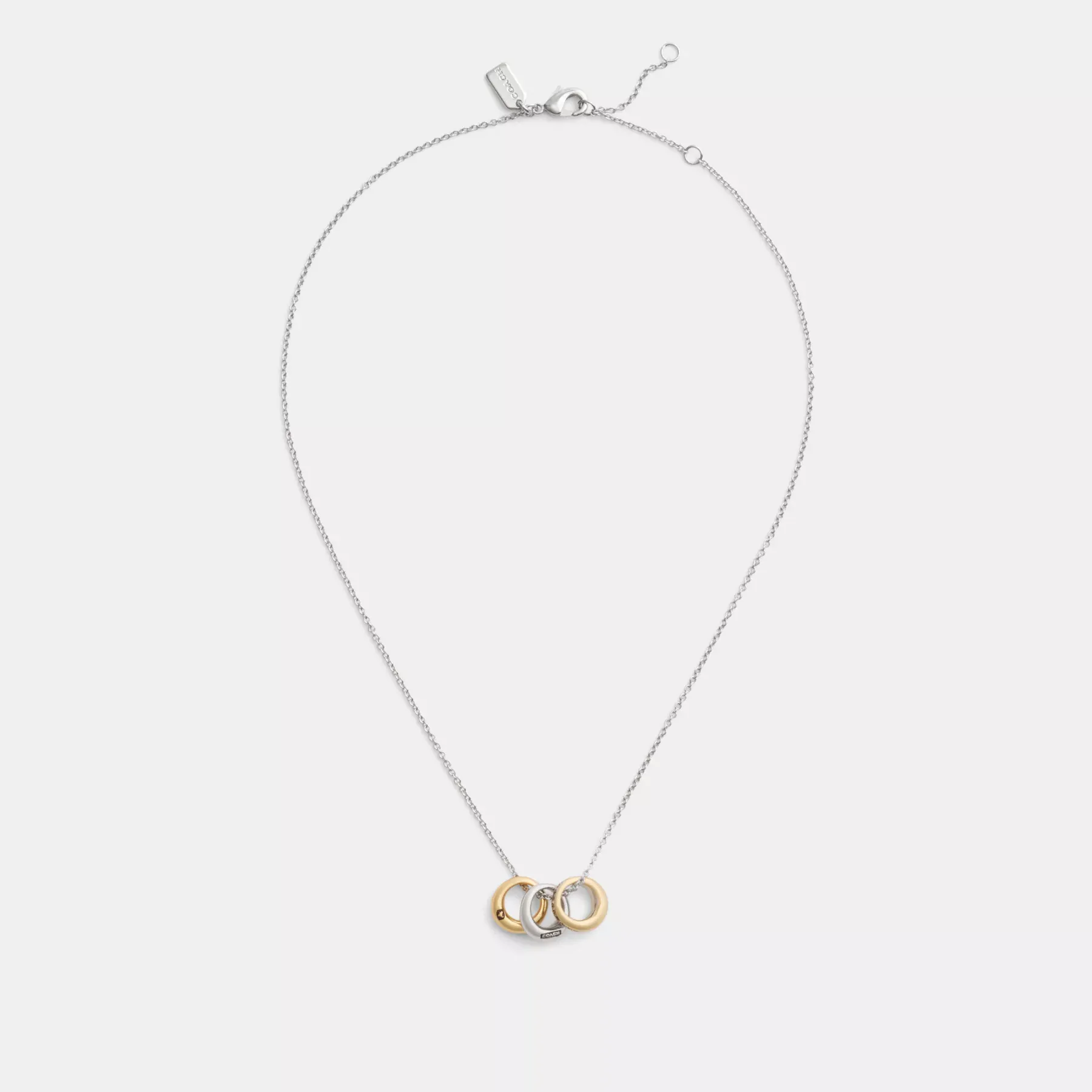 COACH Mixed Metals Rondell Halsband Guld/Silver