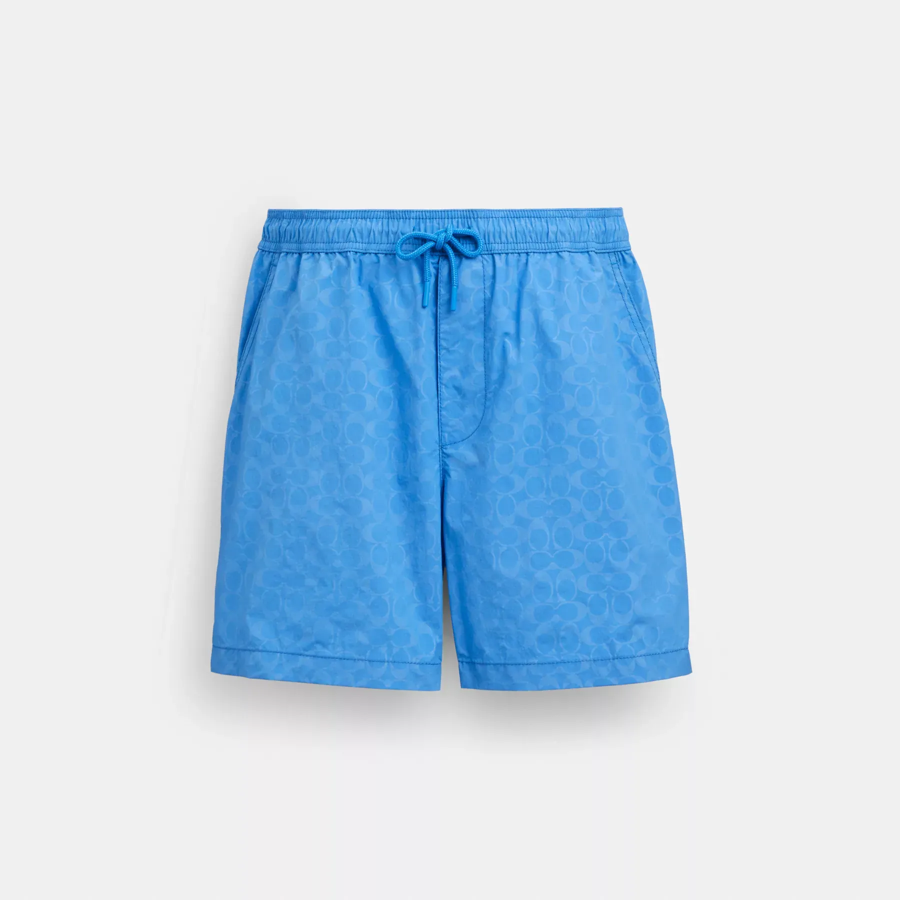 COACH Monokroma shorts i återvunnen nylon Blå COACH Monokroma shorts i återvunnen nylon Blå