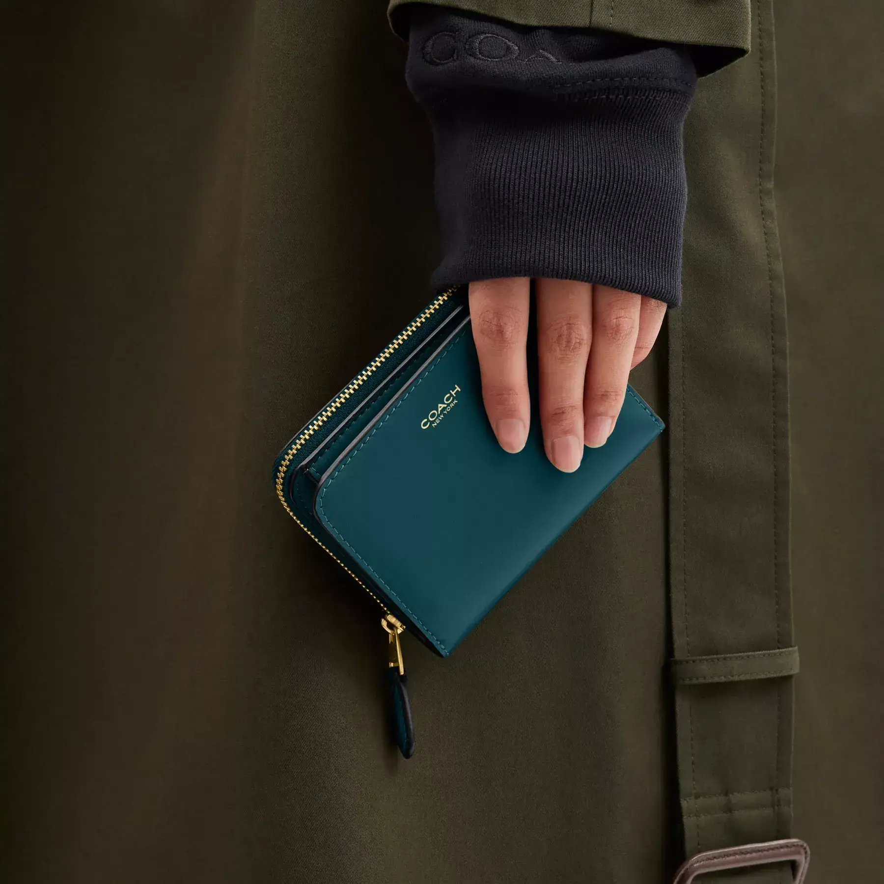 COACH New York Billfold-plånbok B4/Marine COACH New York Billfold-plånbok B4/Marine