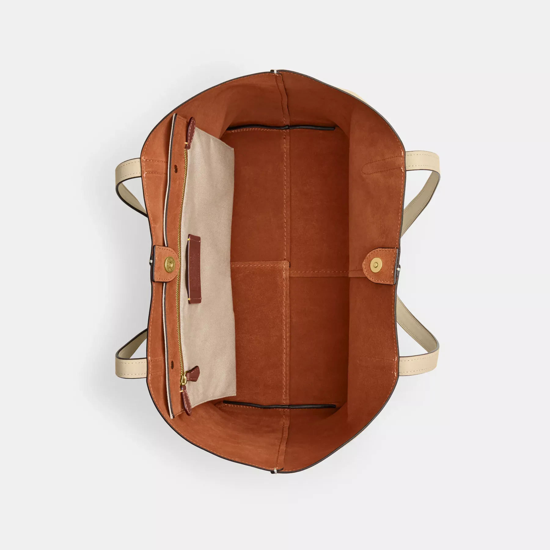 COACH North Tote 32 Elfenben COACH North Tote 32 Elfenben