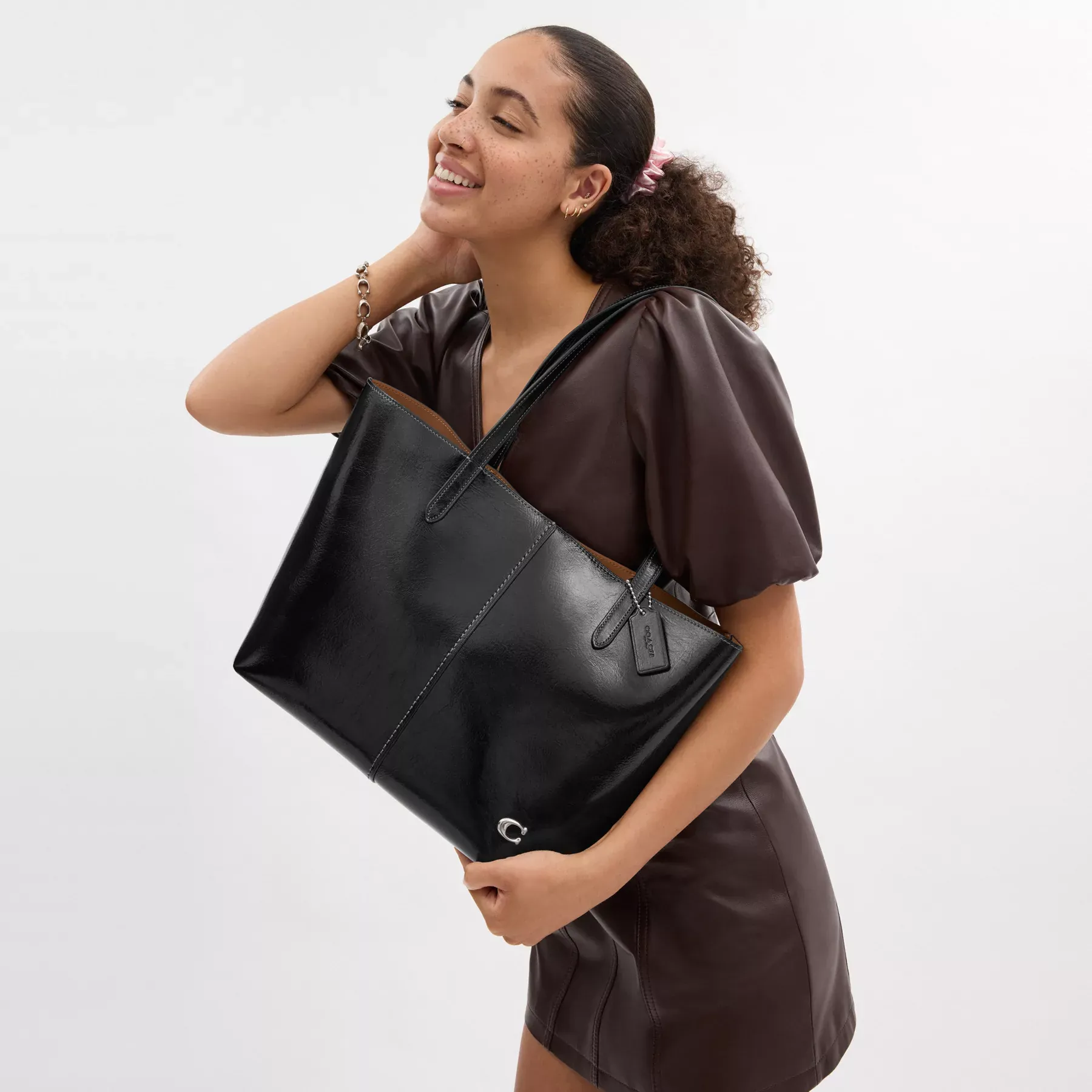 COACH North Tote Bag 32 Svart COACH North Tote Bag 32 Svart