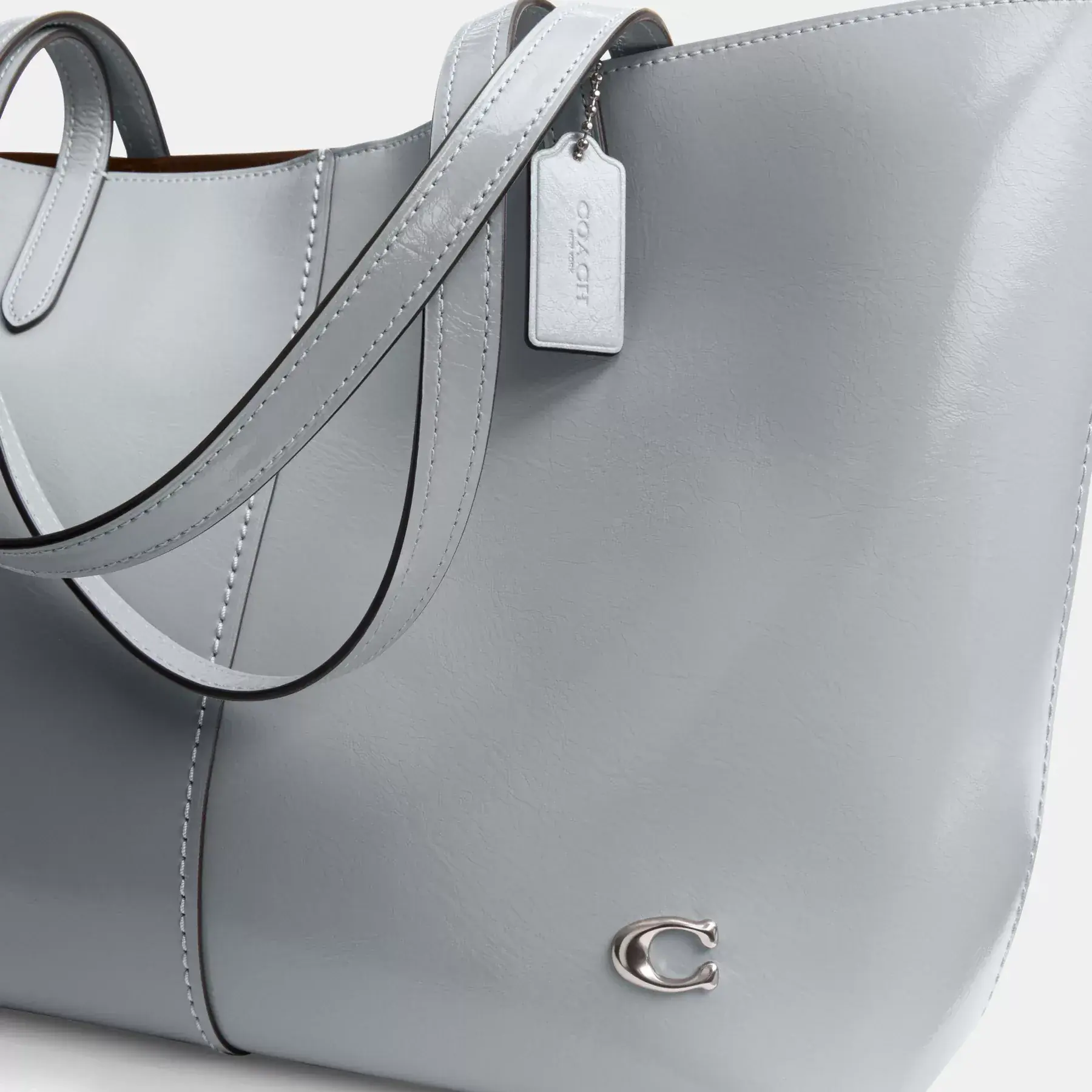 COACH North Tote Bag 32 Grå Blå COACH North Tote Bag 32 Grå Blå