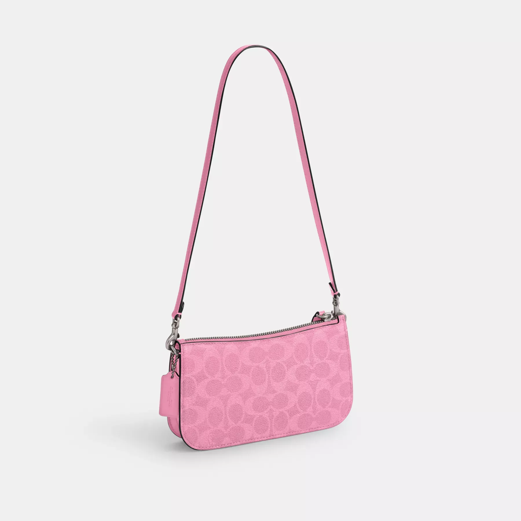 COACH Penn Axelväska I Signature Canvas Levande rosa COACH Penn Axelväska I Signature Canvas Levande rosa