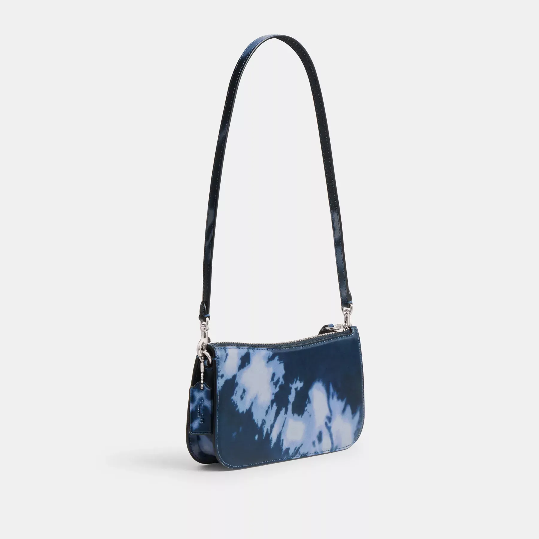 COACH Penn Axelväska Med Tie-Dye Print Midnight Navy